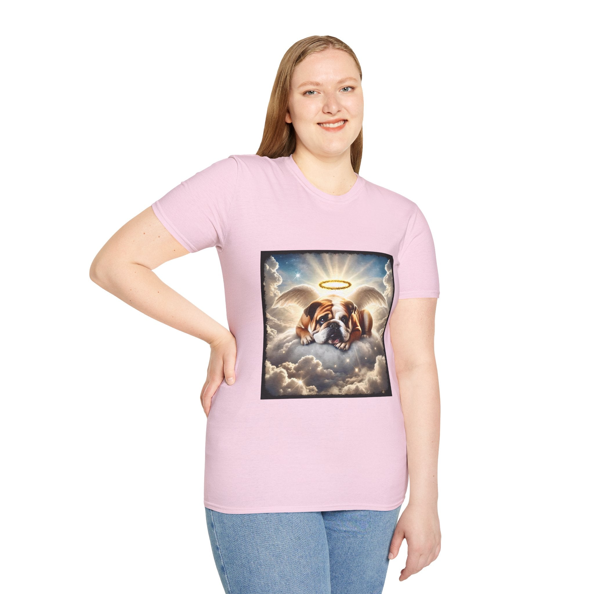 Bulldog Angel Baby | Unisex Dog T-Shirt