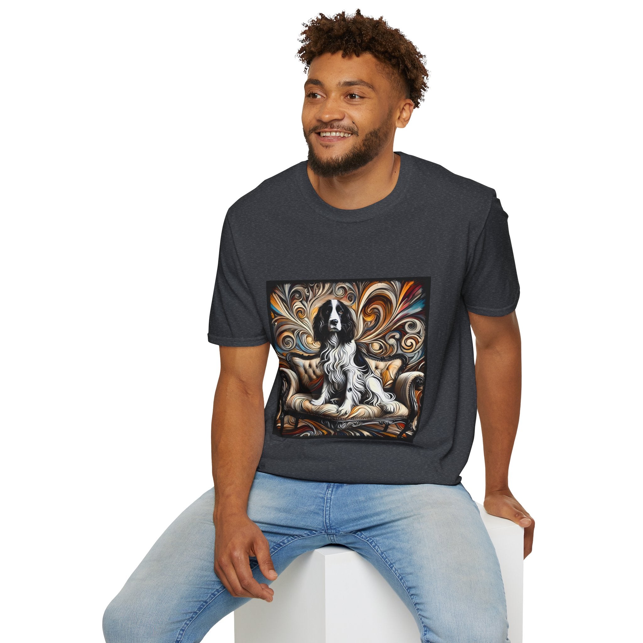 English Springer Spaniel Warm Swirl | Unisex Dog T-Shirt