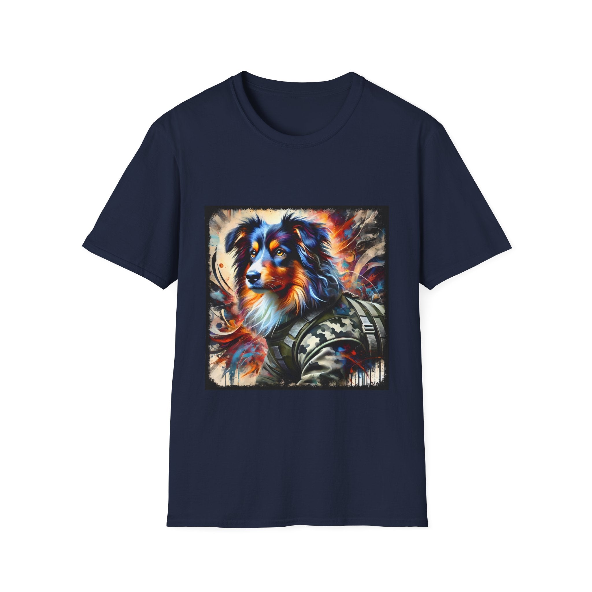 Miniature American Shepherd Camo Classic | Unisex Dog T-Shirt