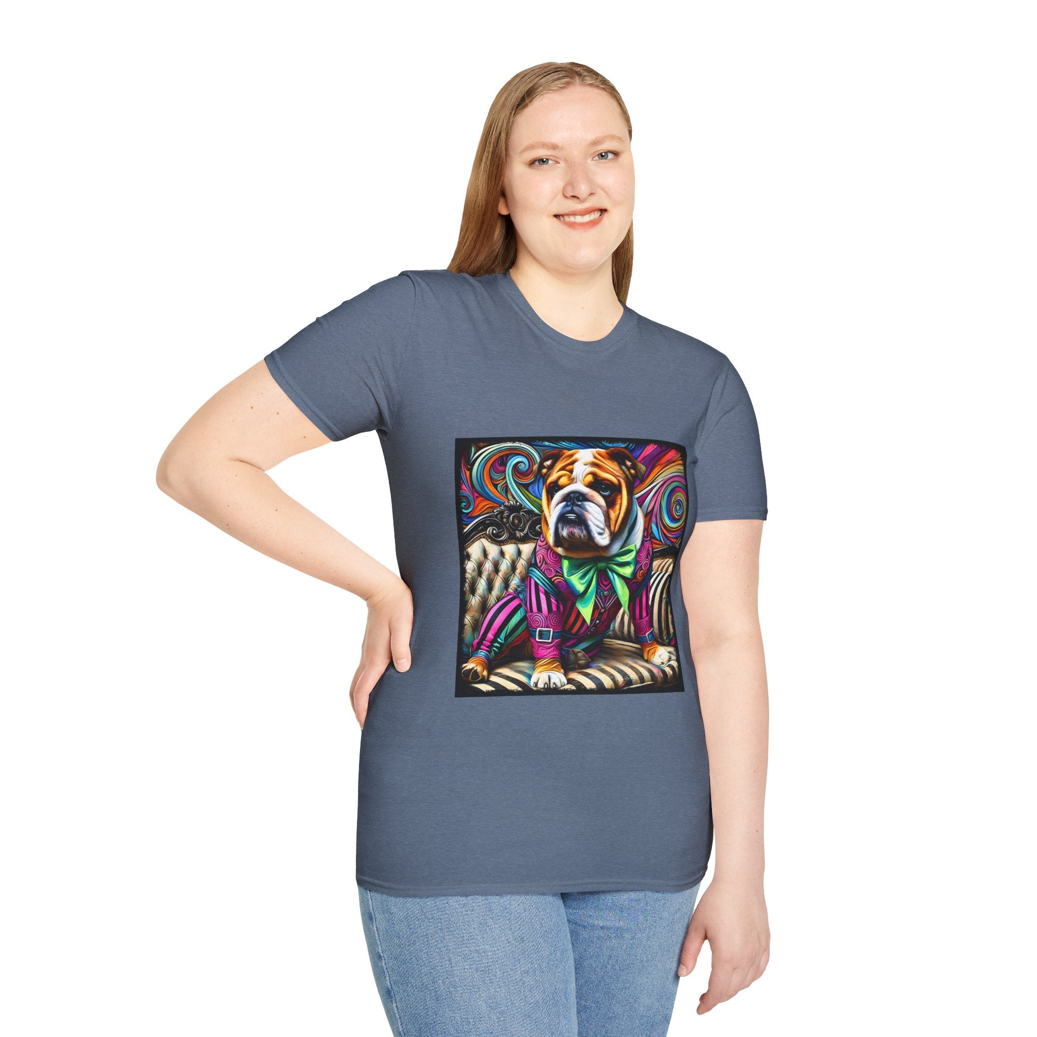 Bulldog Bold Rocker | Unisex Dog T-Shirt