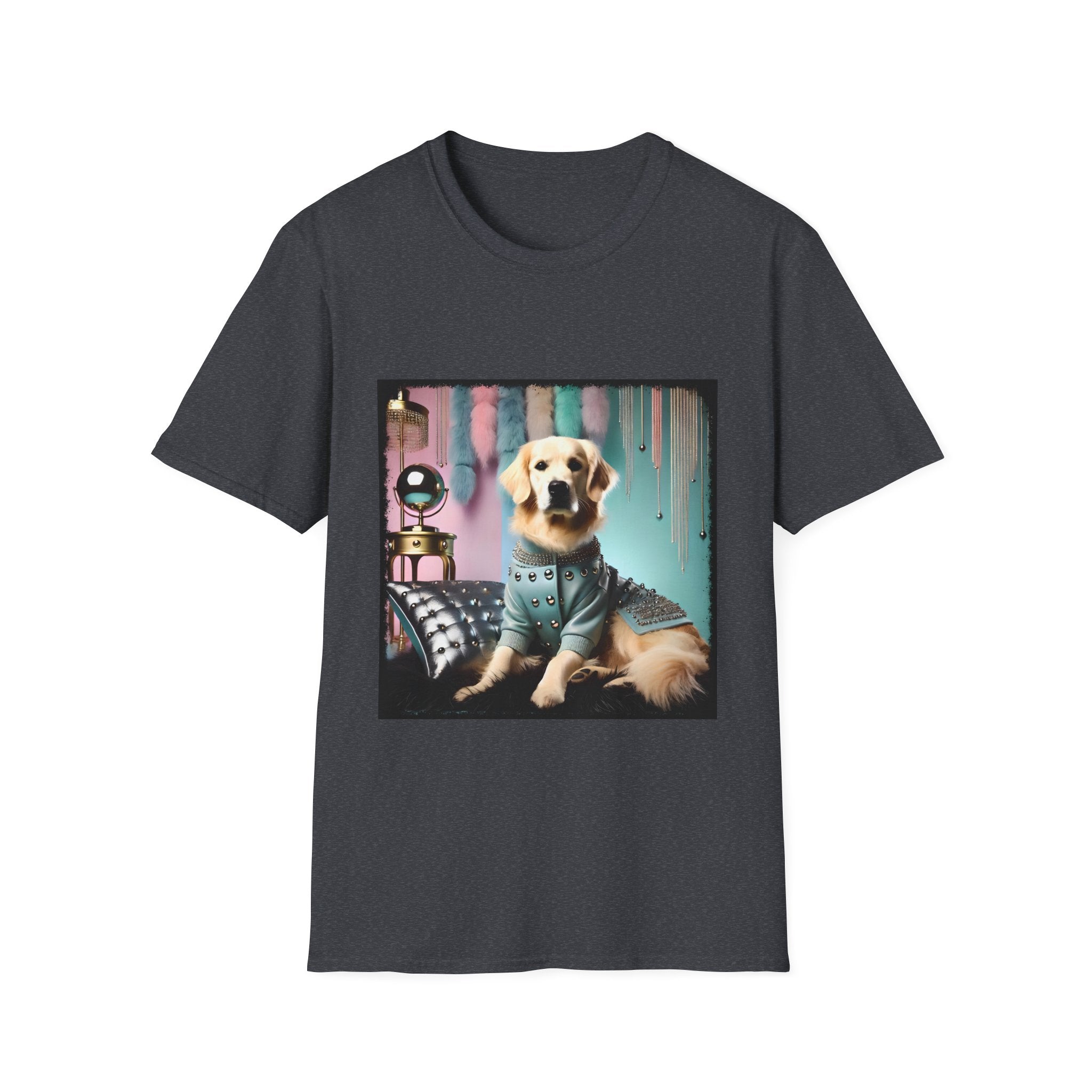 Golden Retriever Shirt | 80s Glam Gal Dog Lover Tee