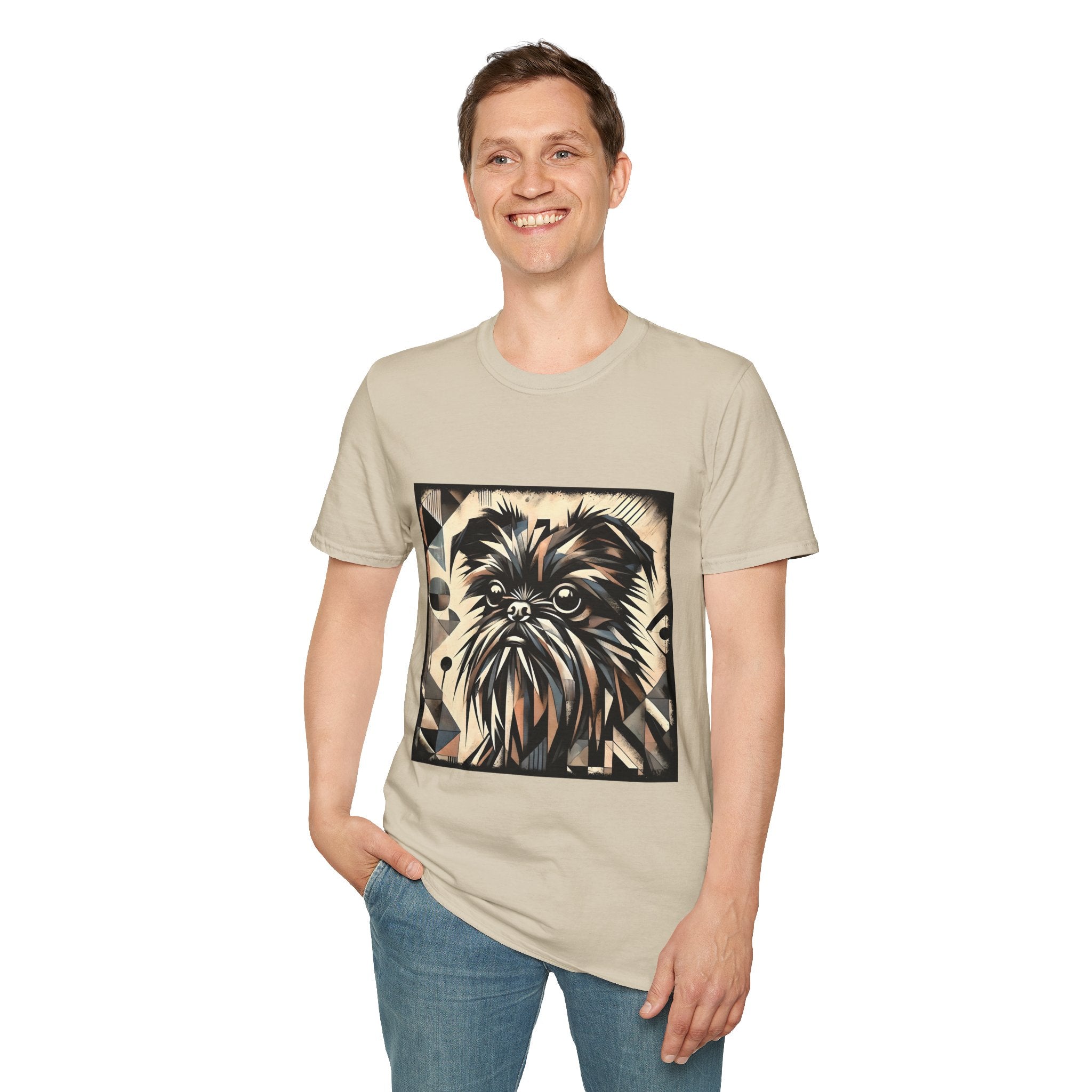 Brussels Griffon Bold Geometric | Unisex Dog T-Shirt