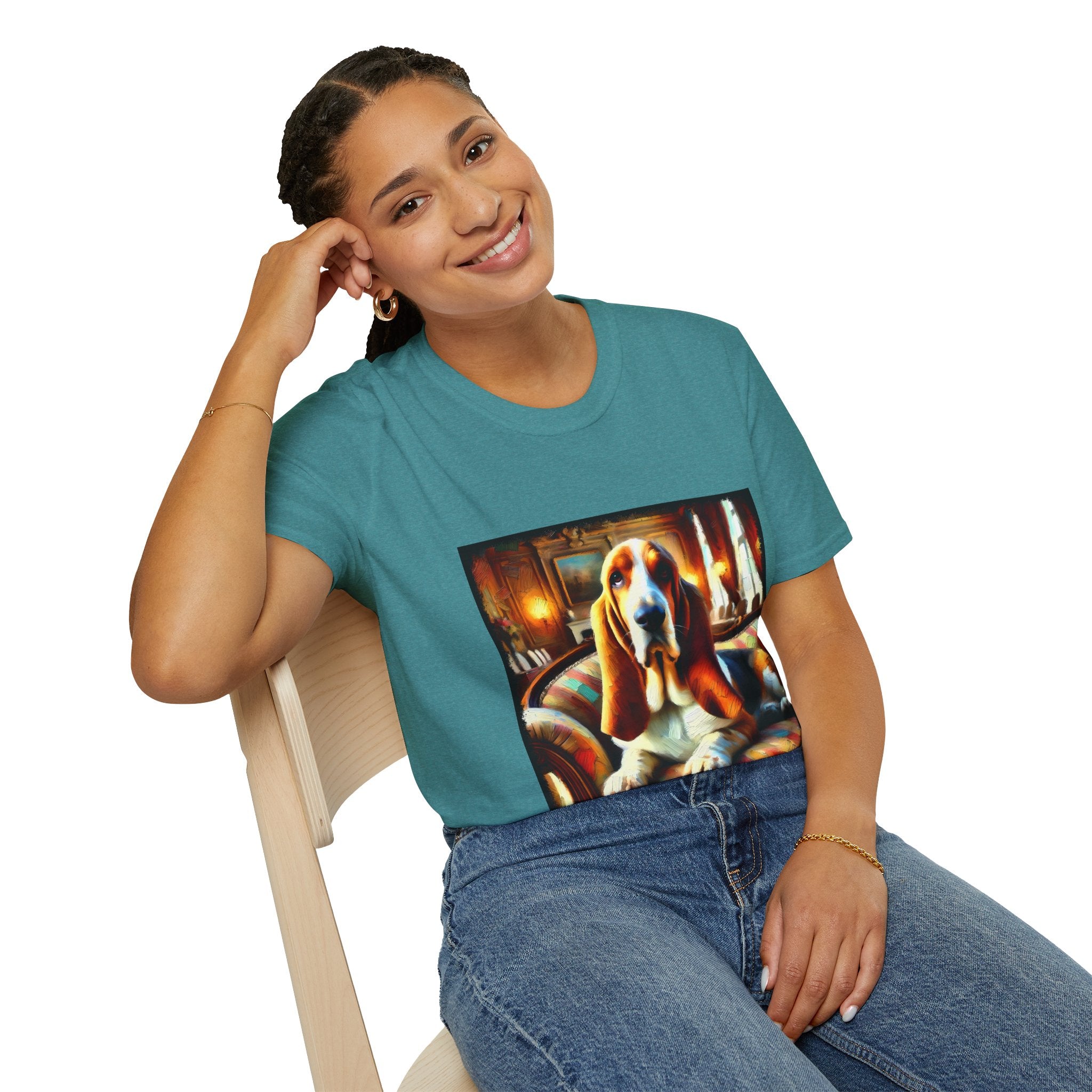 Basset Hound Warm Classic | Unisex Dog T-Shirt