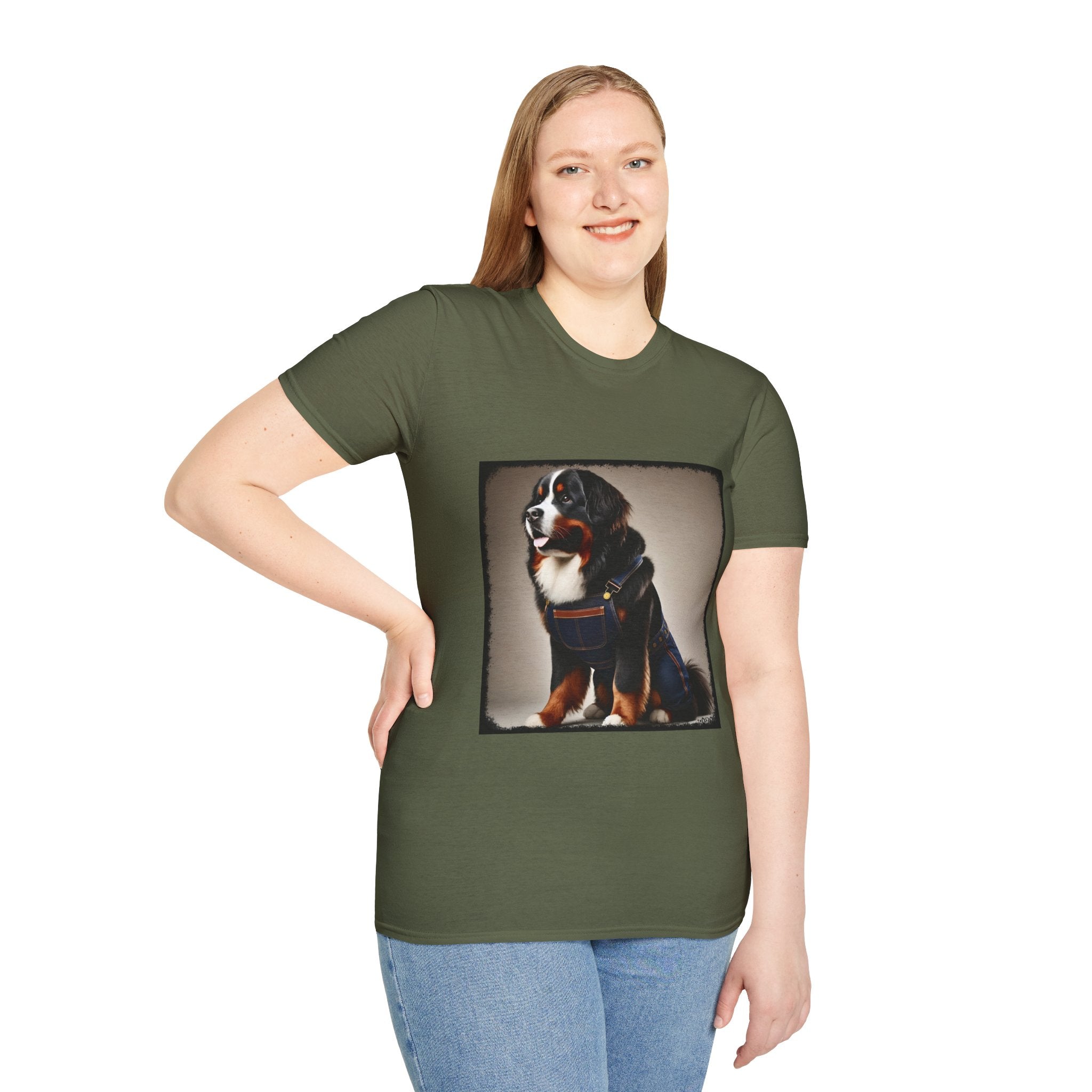 Bernese Mountain Dog Shirt | Denim Darling Dog Lover Tee