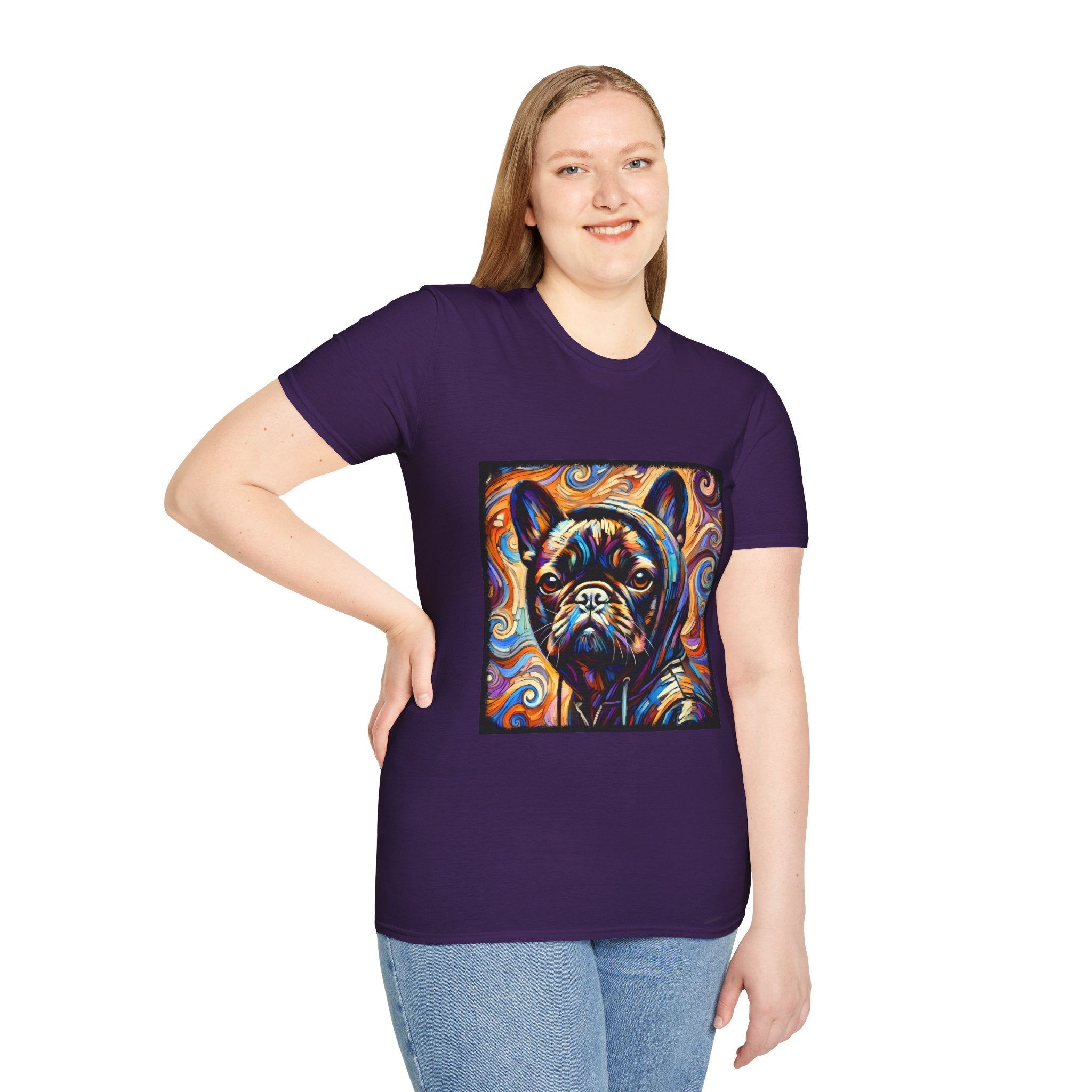 French Bulldog Shirt | Relaxed Swirl Dog Lover Tee