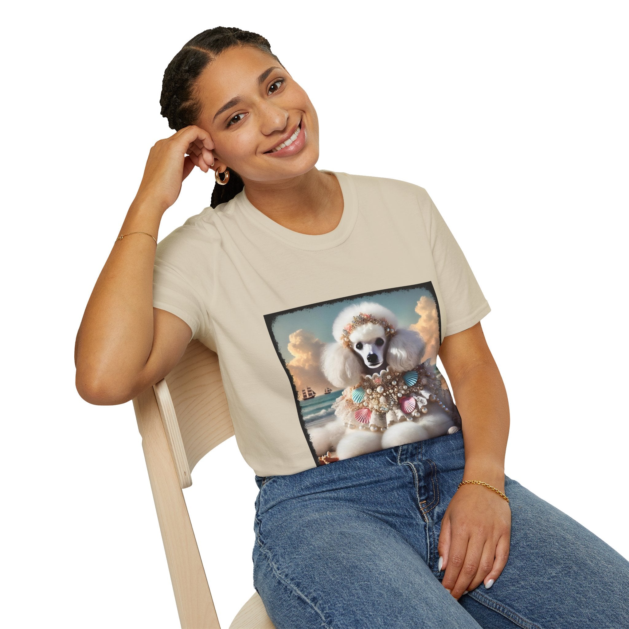 Poodle Coastal Cutie | Unisex Dog T-Shirt