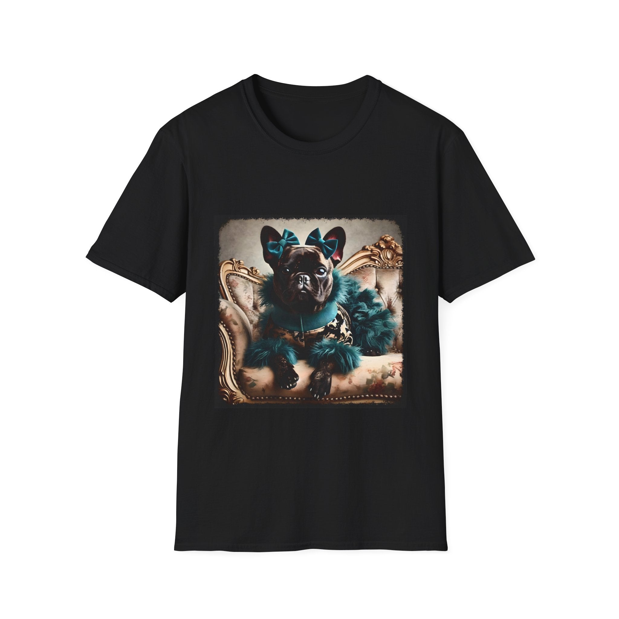 French Bulldog Shirt | Faux Fur Fashionista Dog Lover Tee
