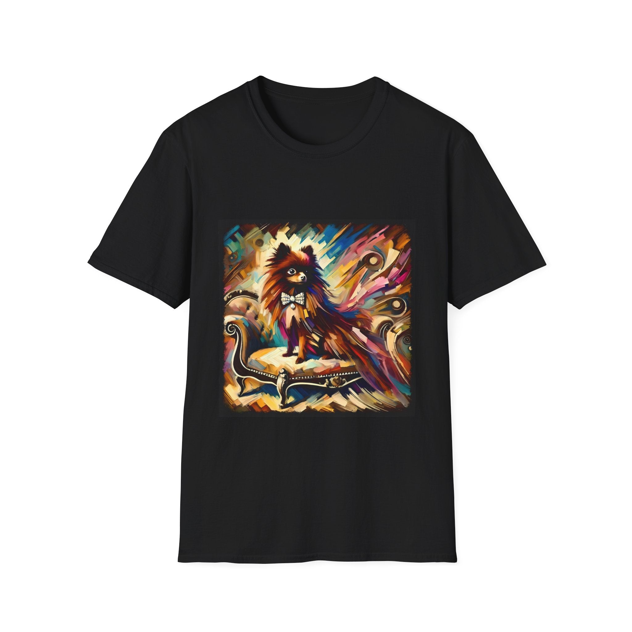 Pomeranian Bold Swirl | Unisex Dog T-Shirt