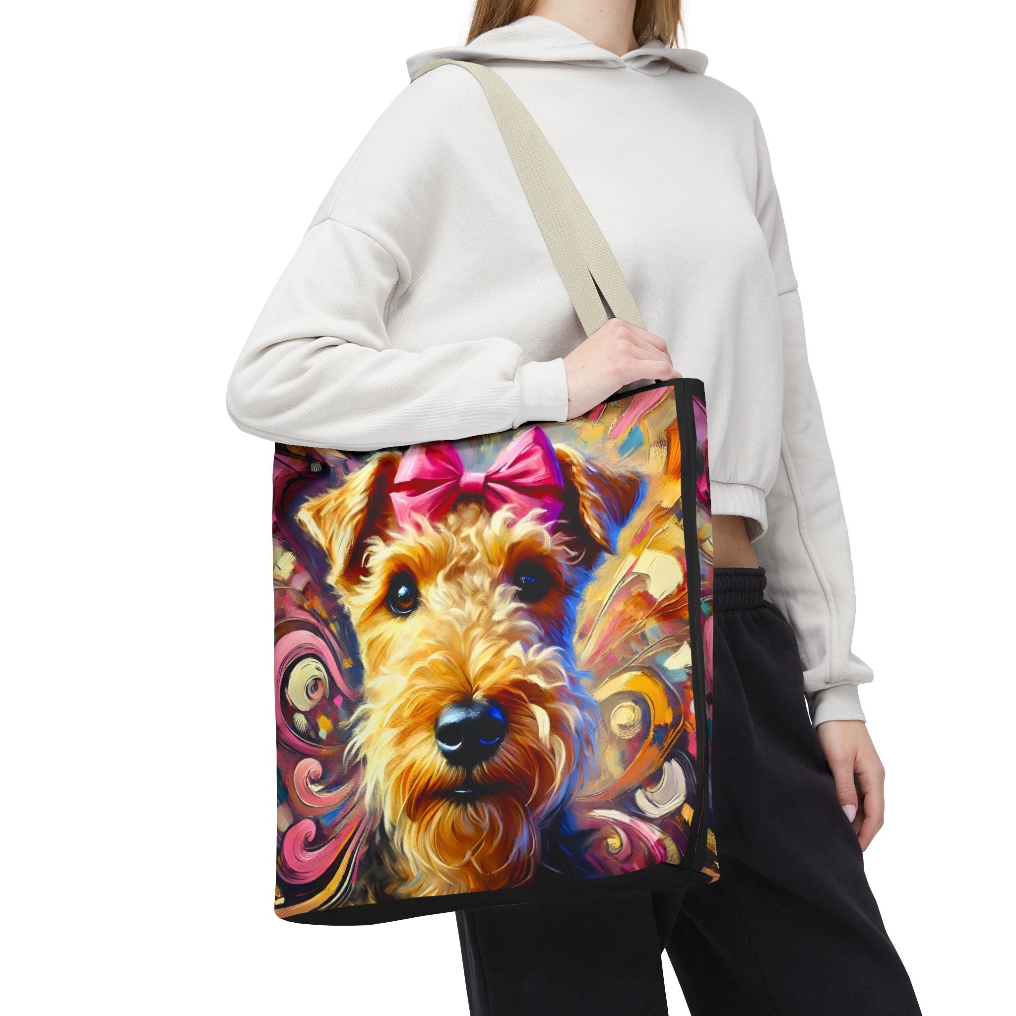Airedale Terrier Tote Bag | Stunning Swirl Dog Lover Gift