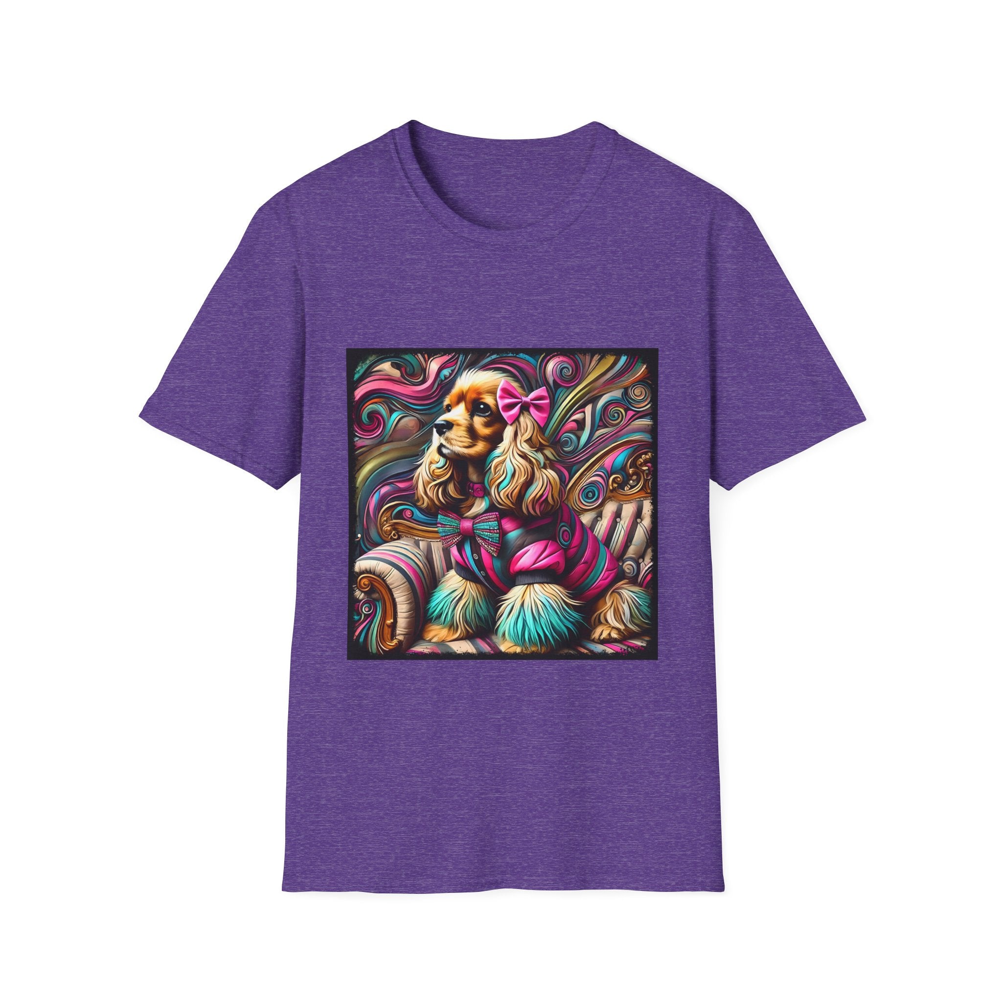 Cocker Spaniel Pink Rocker | Unisex Dog T-Shirt