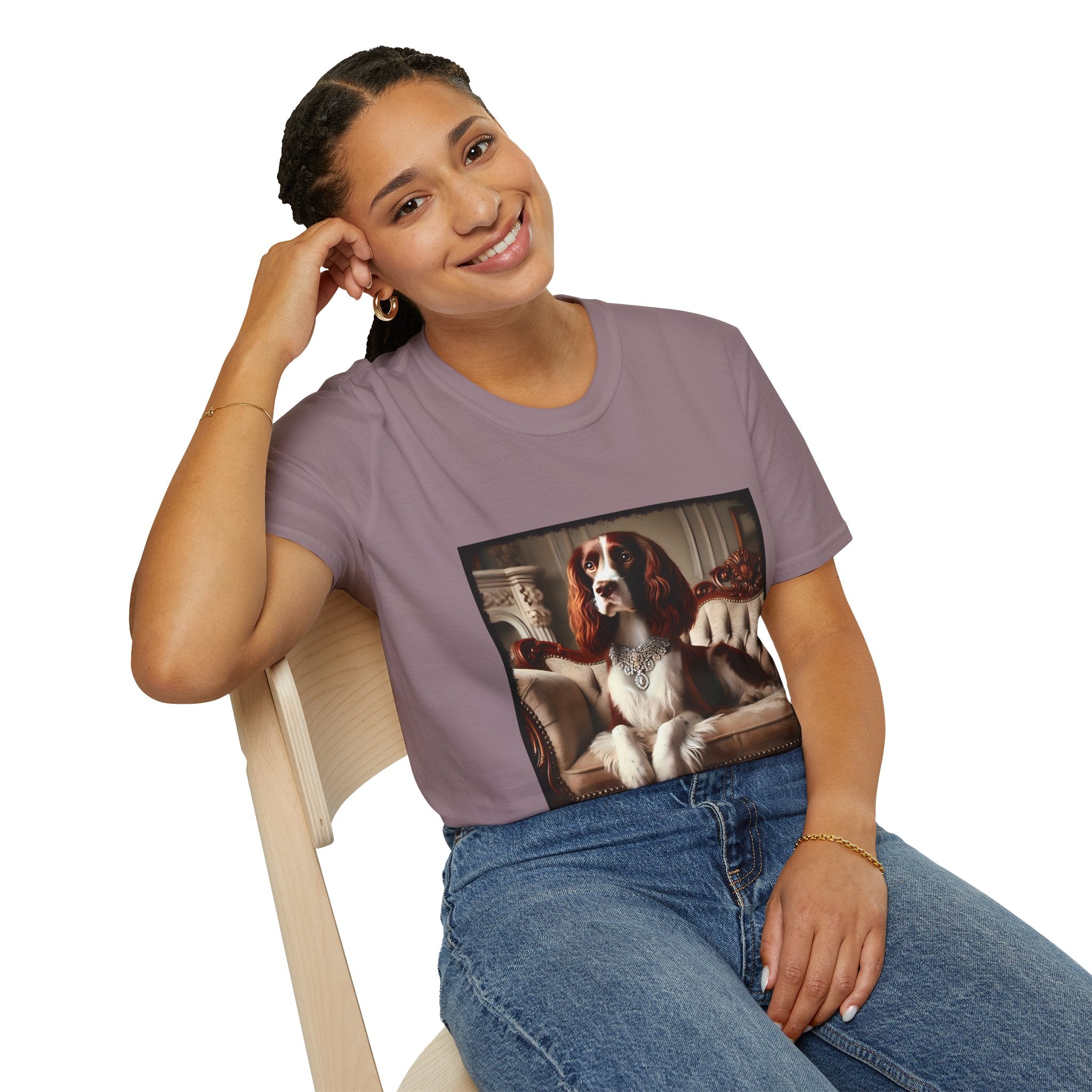 English Springer Spaniel Posh Princess | Unisex Dog T-Shirt