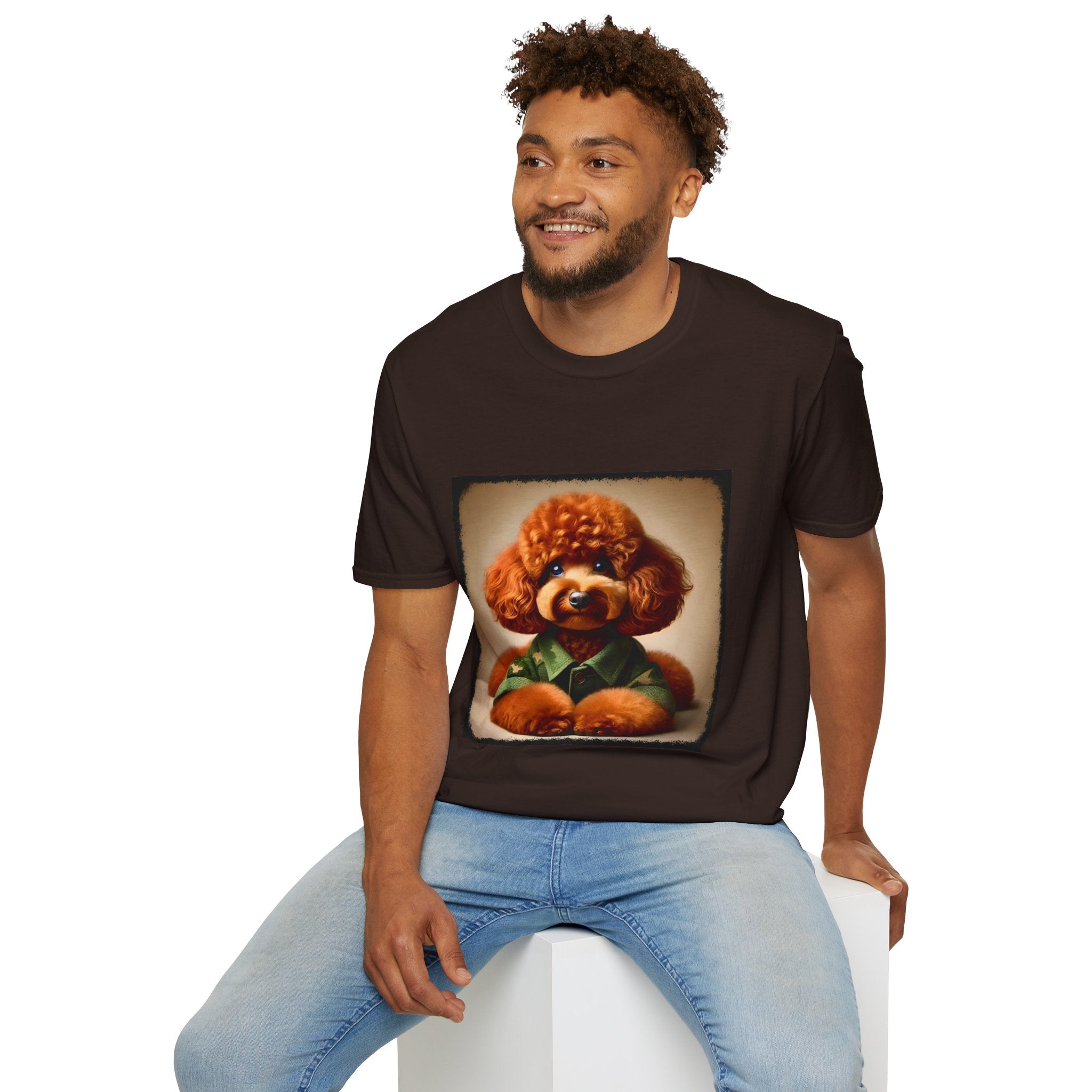 Poodle Tactical Babe | Unisex Dog T-Shirt