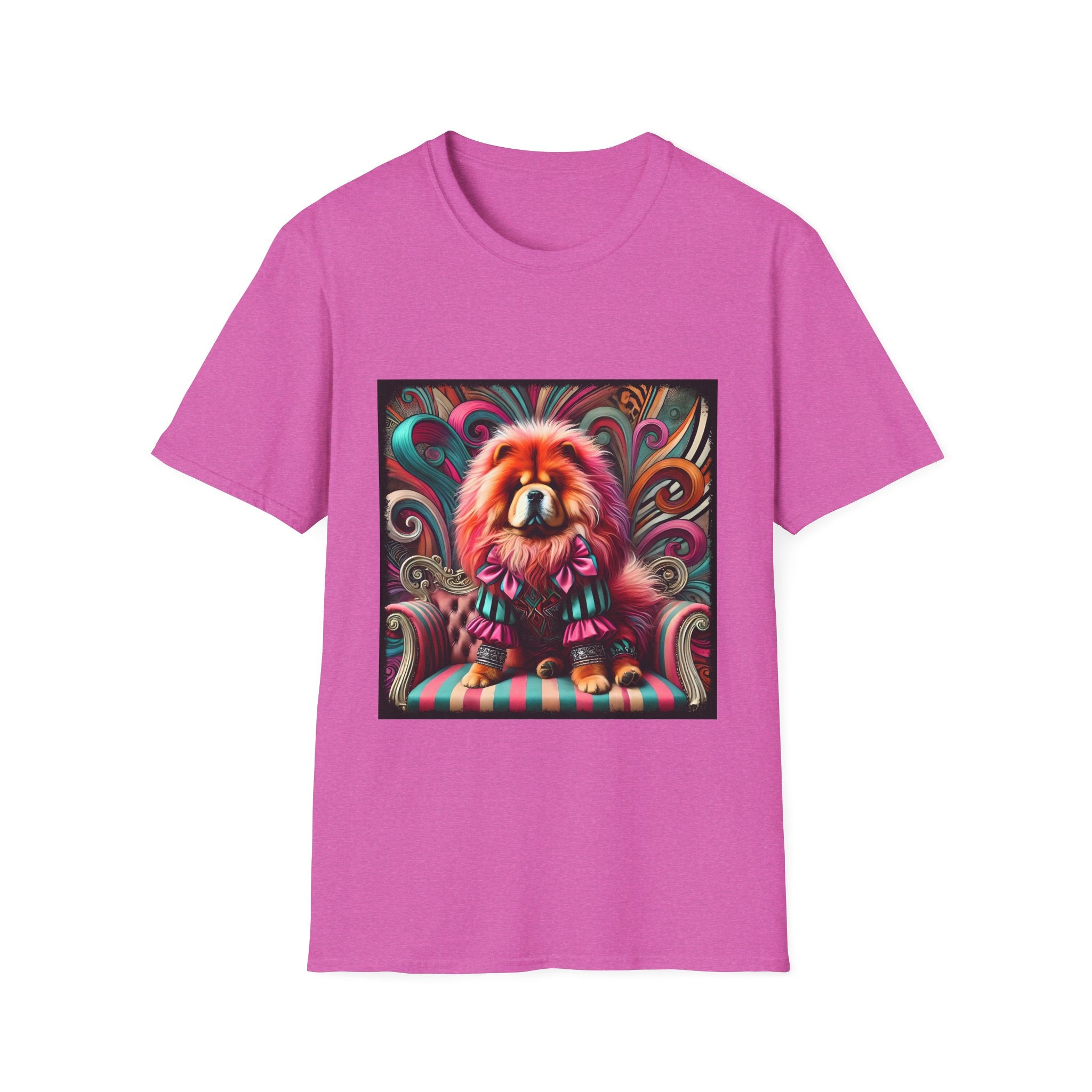 Chow Chow Pink Rocker | Unisex Dog T-Shirt