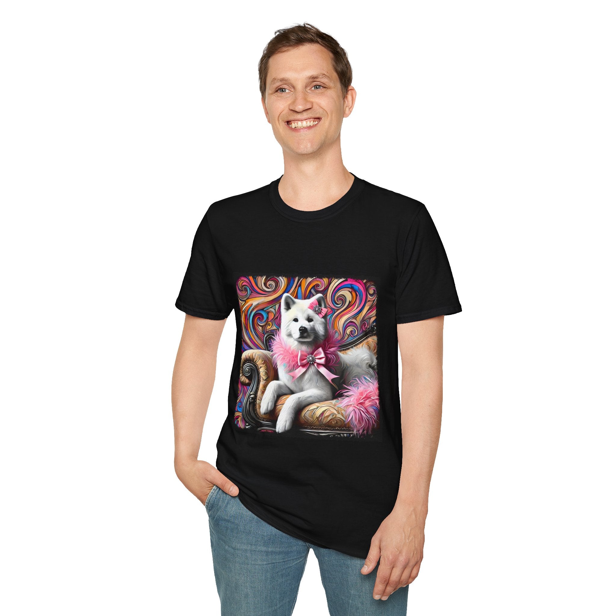 Akita Shirt | Pink Sass Swirl Dog Lover Tee