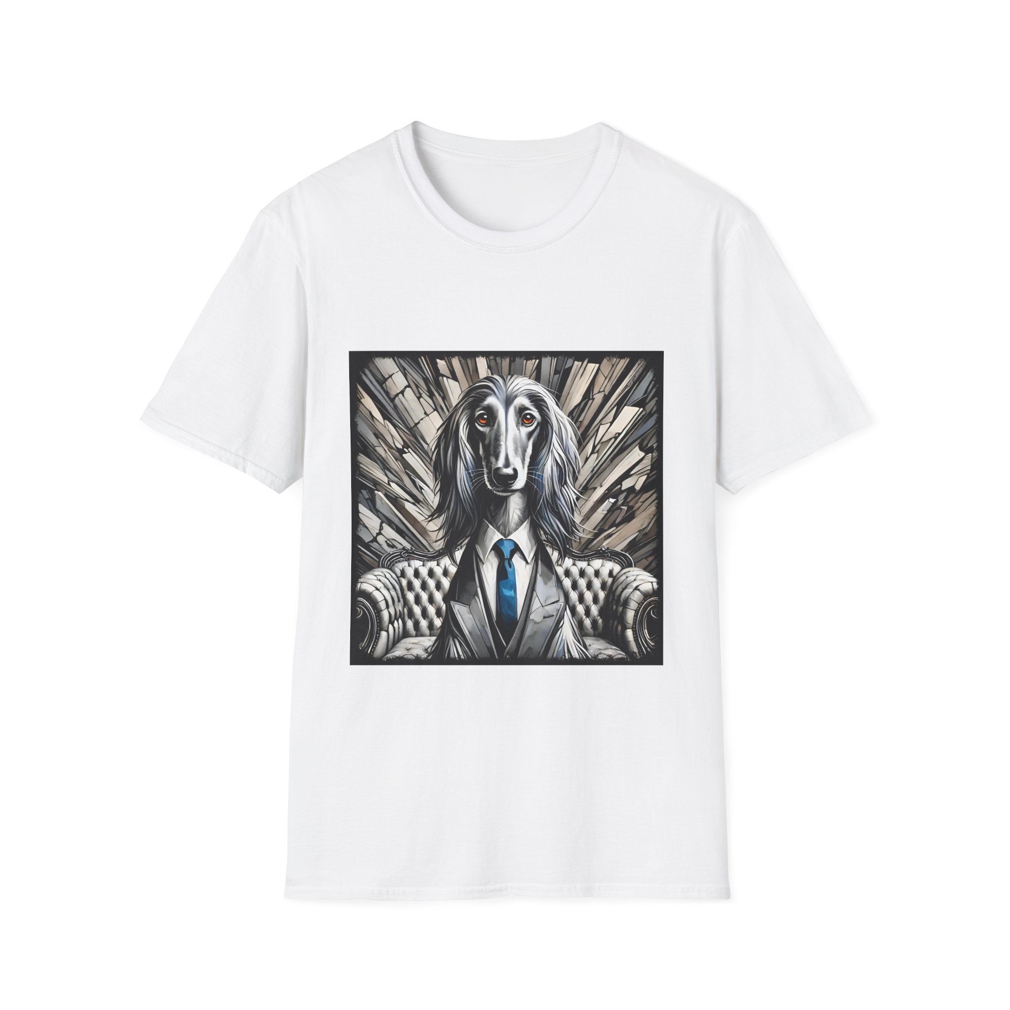 Afghan Hound Shirt | B&W Bold Gentleman Dog Lover Tee