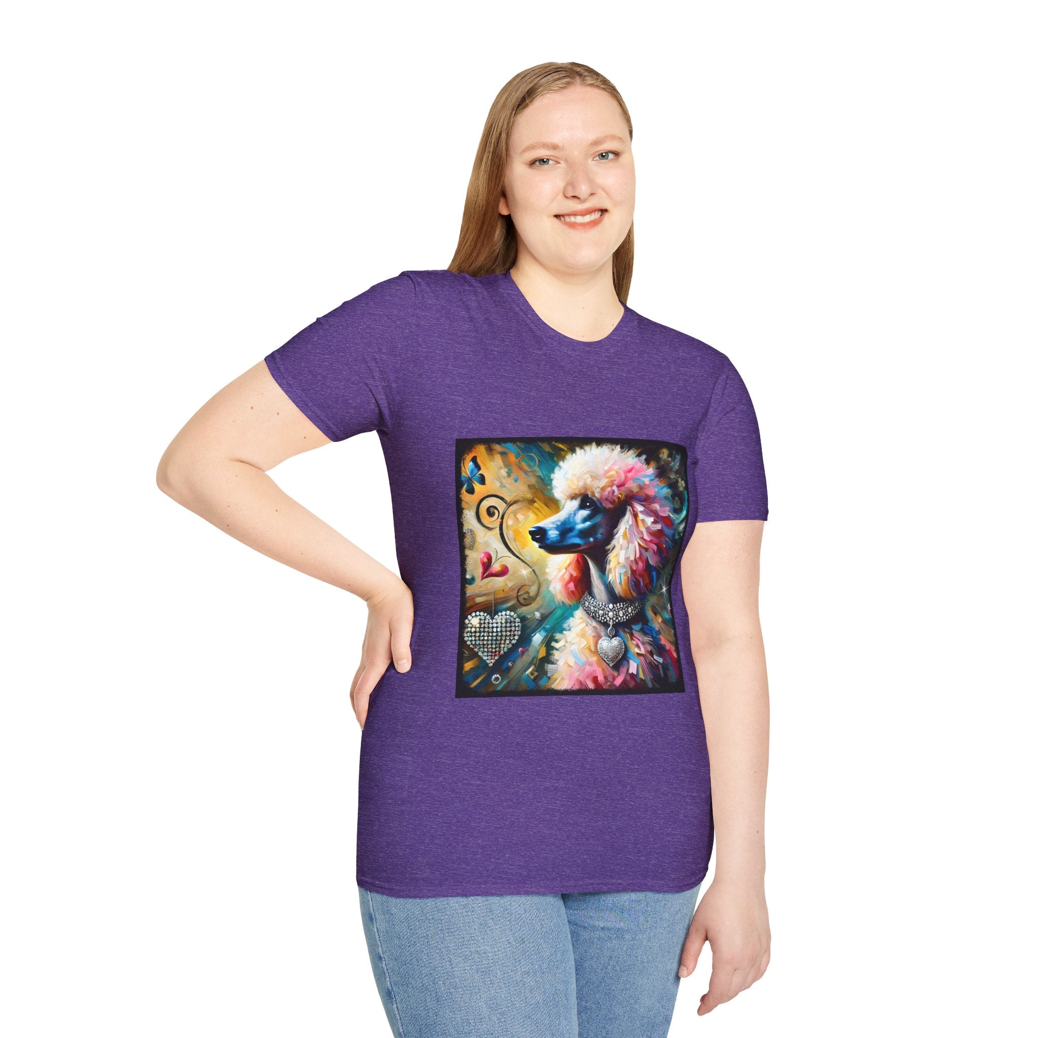 Poodle Diamond Heart Classic | Unisex Dog T-Shirt