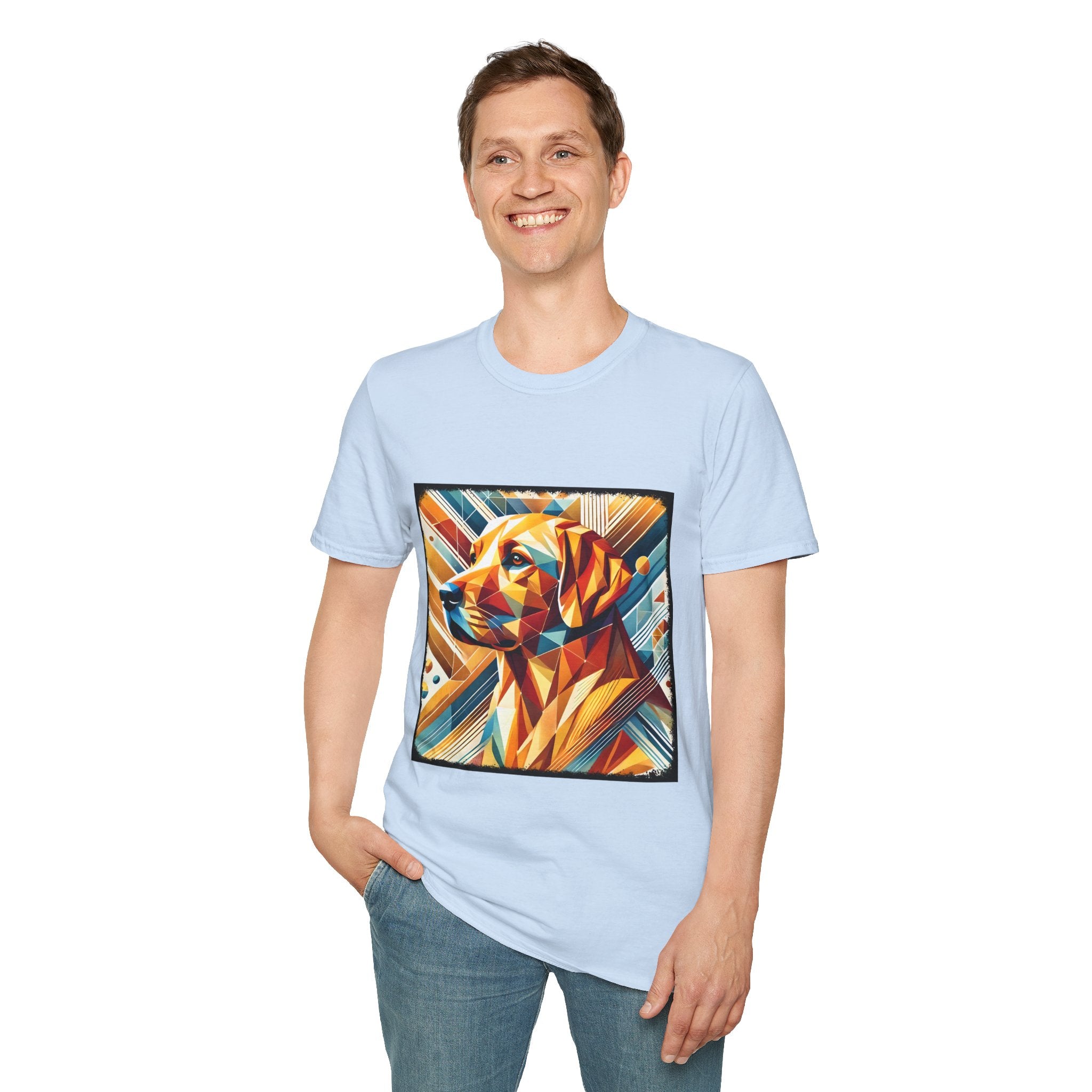 Labrador Retriever Vivid Geometric | Unisex Dog T-Shirt