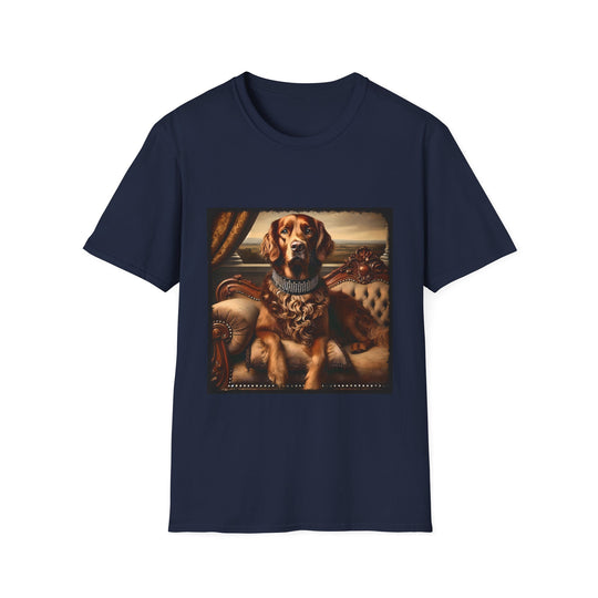 Golden Retriever Diamond Diva design dog lover unisex t-shirt in navy