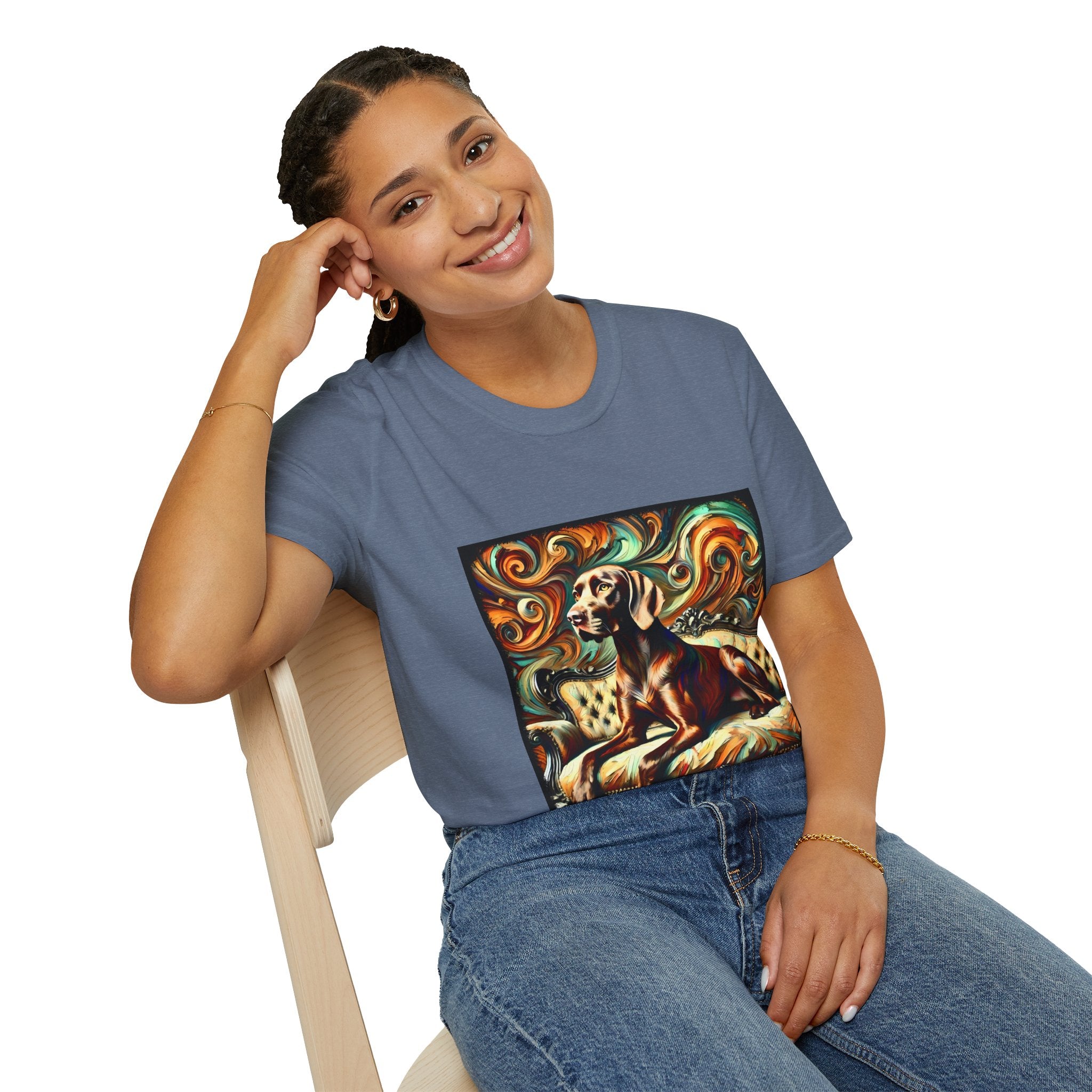 German Shorthaired Pointer Ethereal Swirl | Unisex Dog T-Shirt