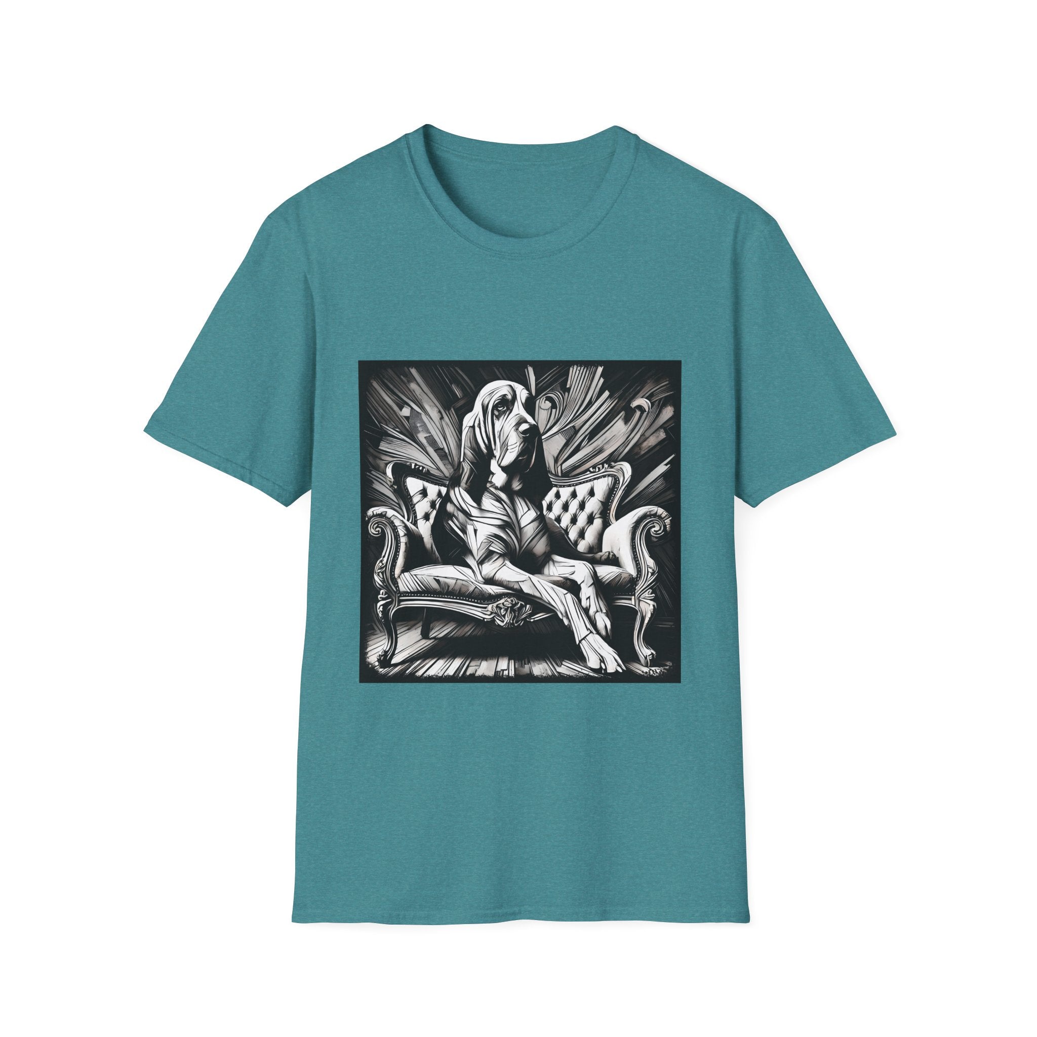 Bloodhound B&W Bold | Unisex Dog T-Shirt