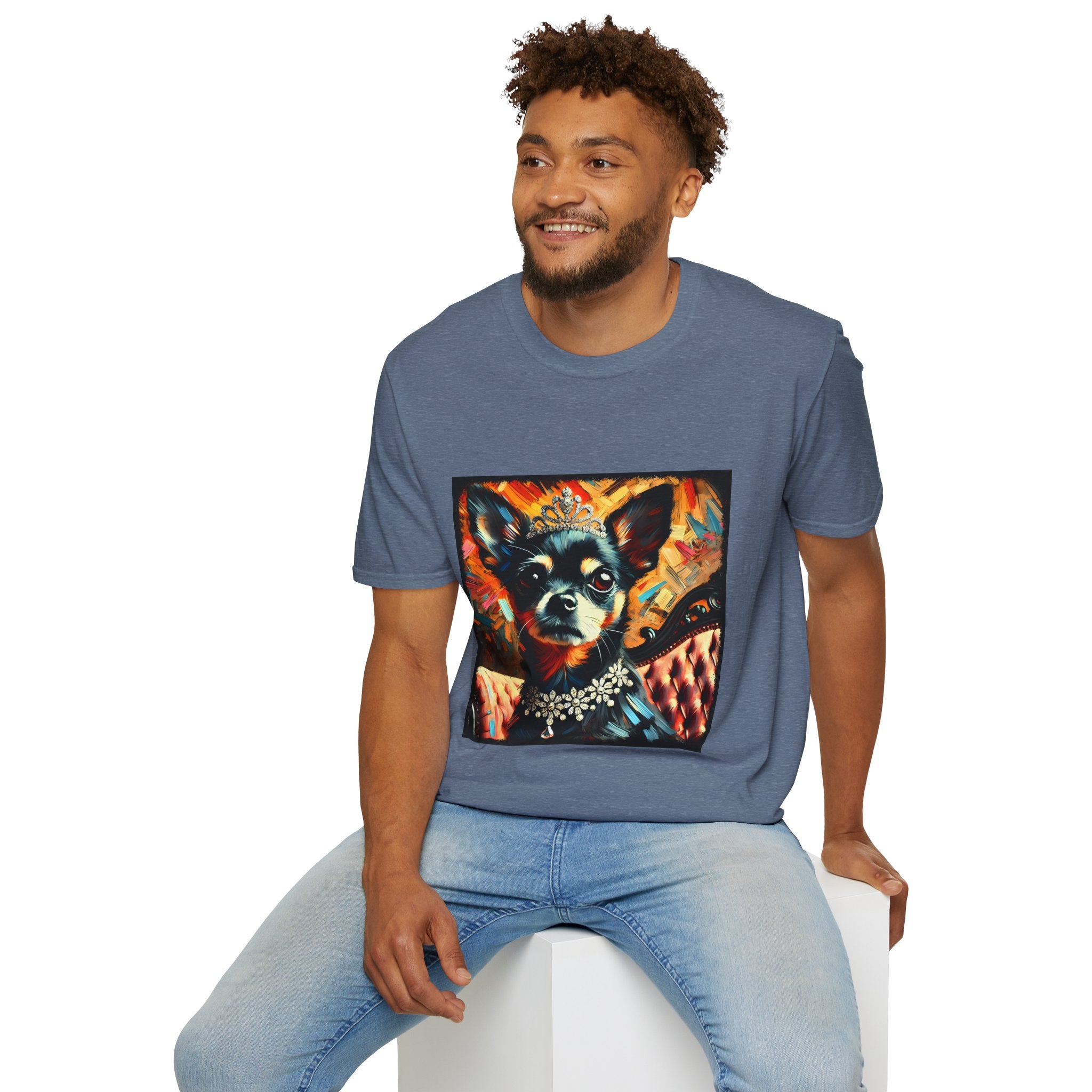Chihuahua Poised Princess Classic | Unisex Dog T-Shirt