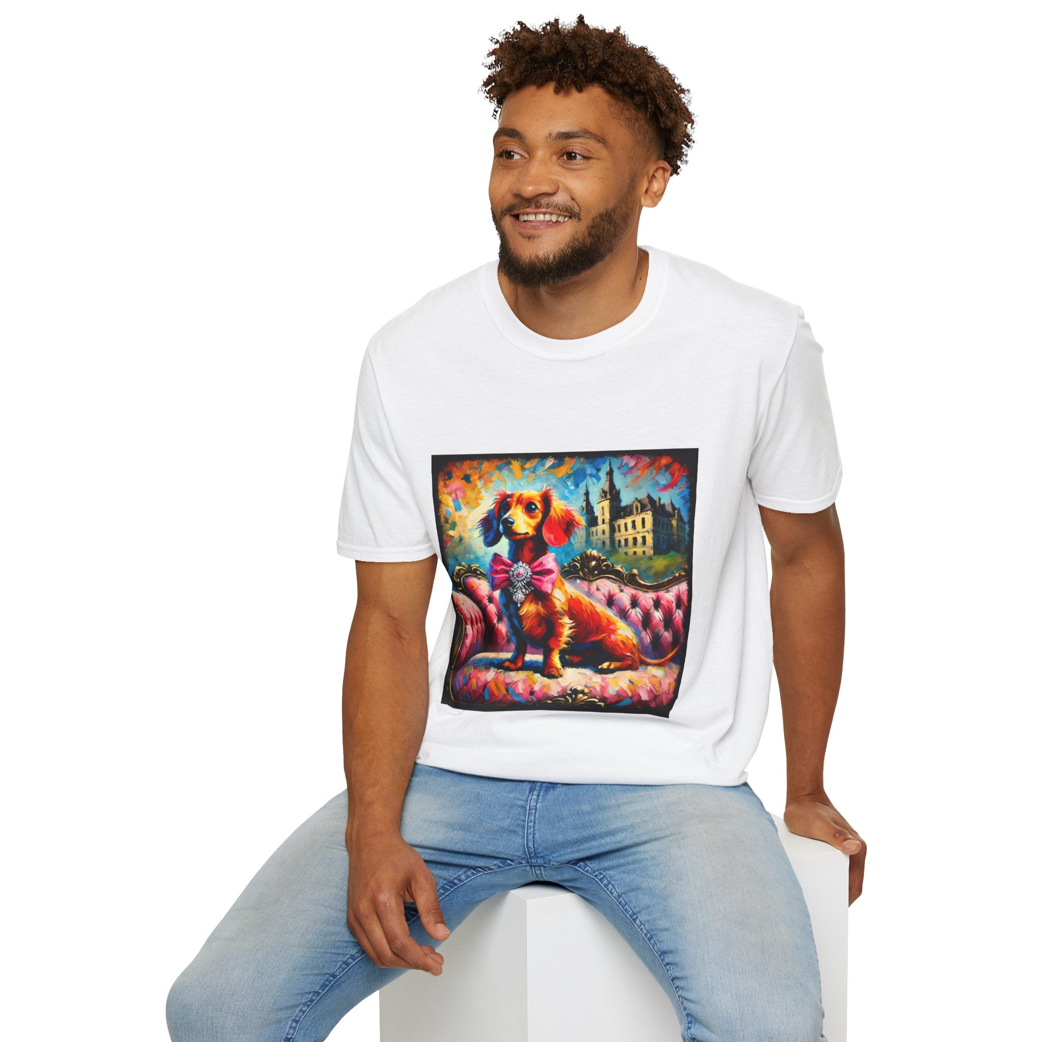 Dachshund Diamond Princess Classic | Unisex Dog T-Shirt