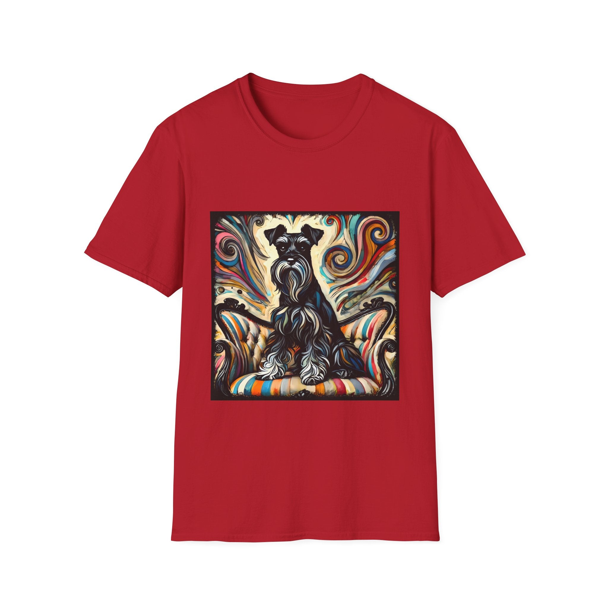 Schnauzer Vivid Swirl | Unisex Dog T-Shirt