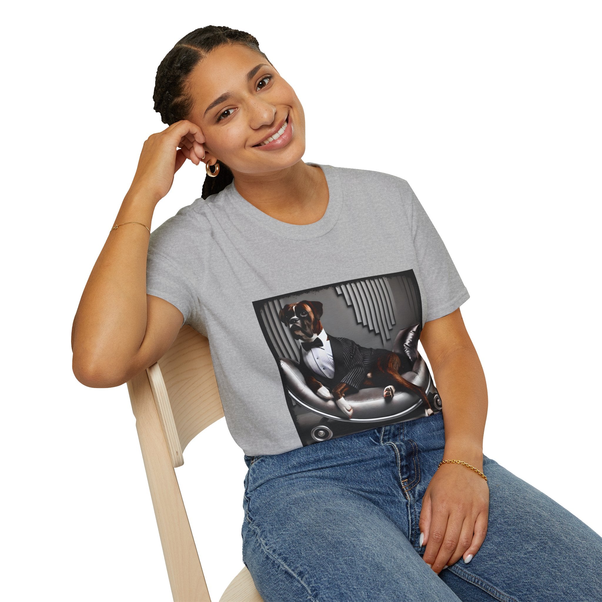 Boxer Classic Charm | Unisex Dog T-Shirt