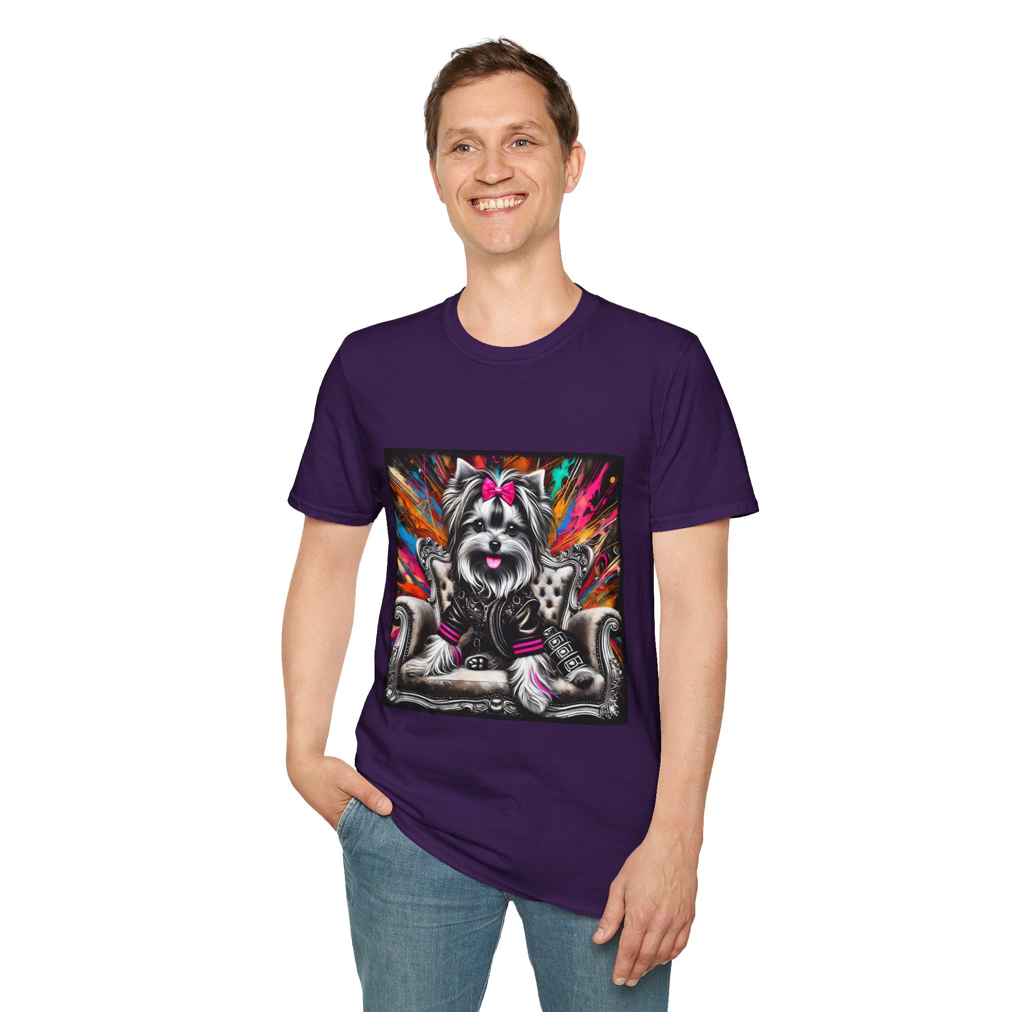 Yorkshire Terrier Bold Rocker  | Unisex Dog T-Shirt