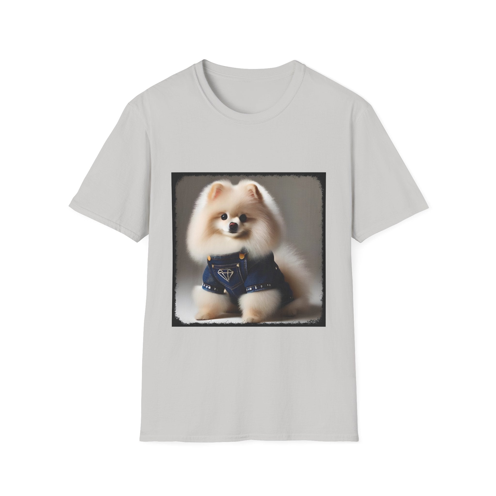 Pomeranian Pure Denim | Unisex Dog T-Shirt