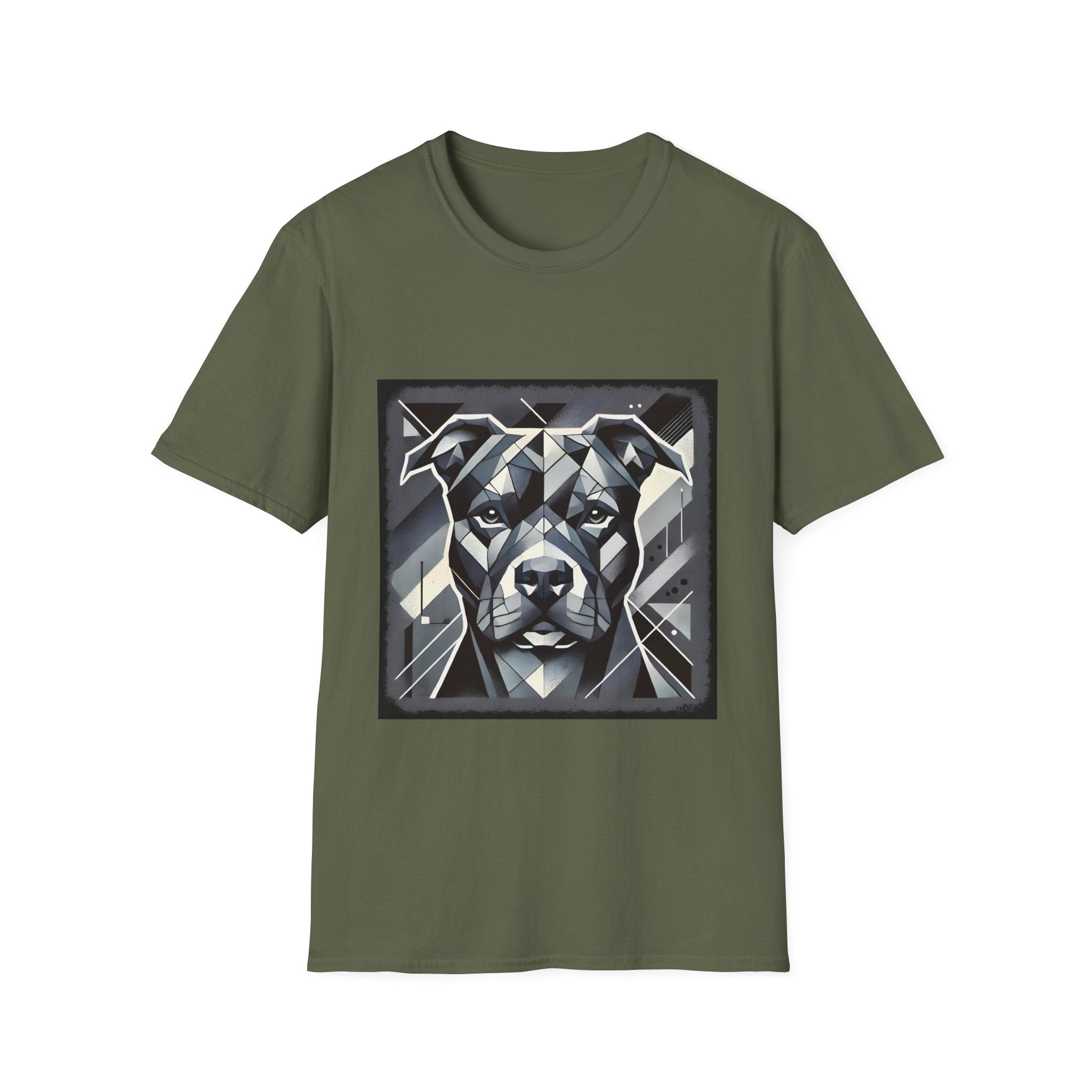 American Pit Bull Terrier Shirt | Geometric Dog Lover Tee