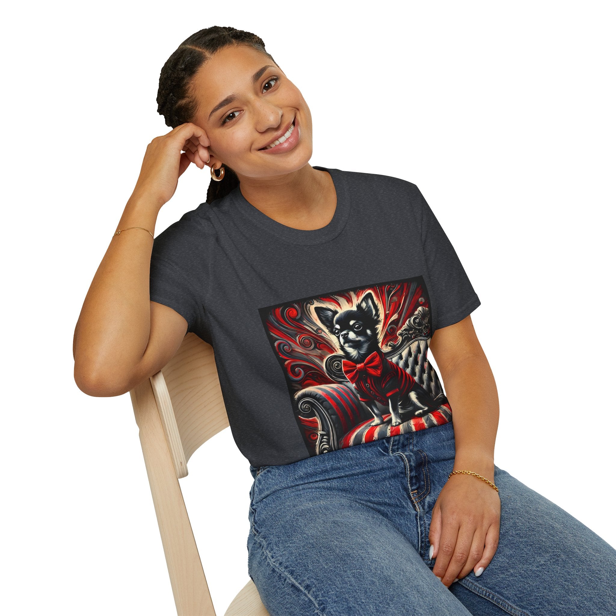 Chihuahua Red Rocker | Unisex Dog T-Shirt