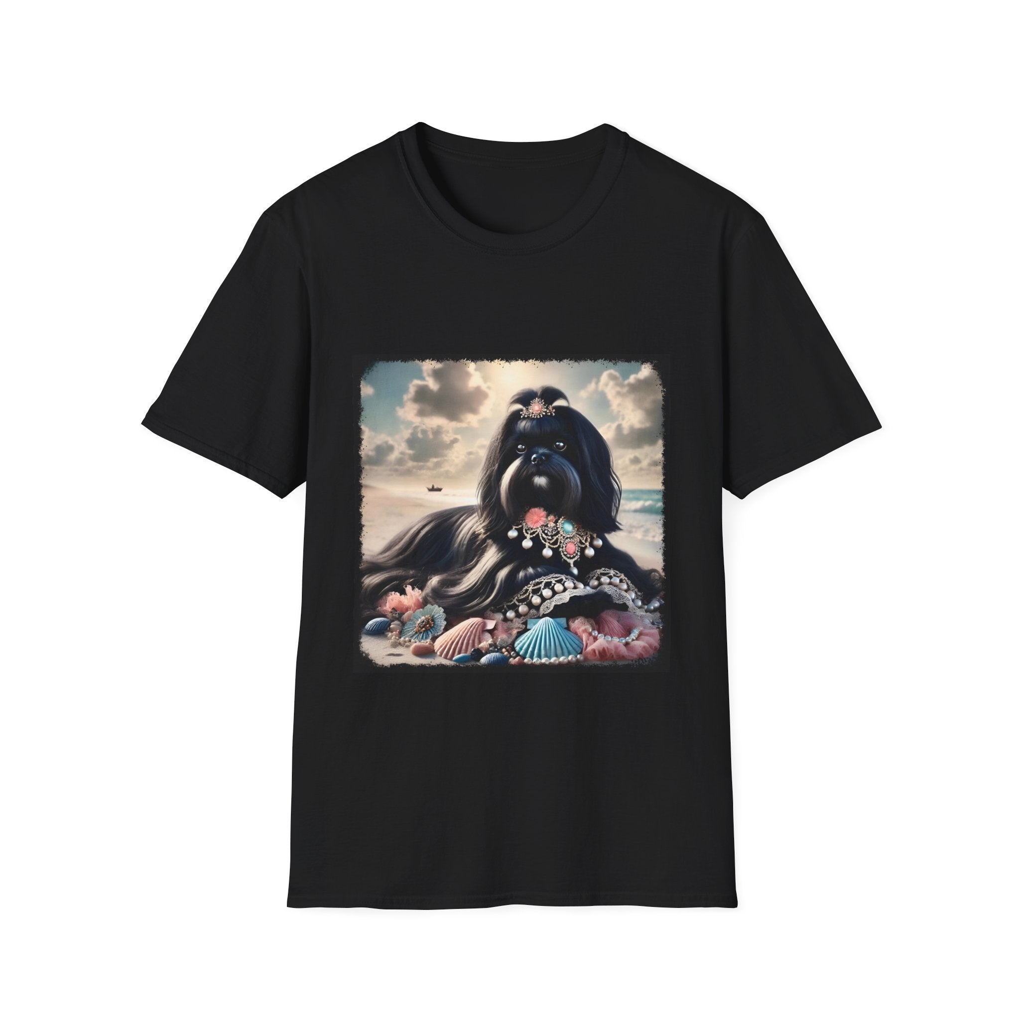 Shih Tzu Shell Chic | Unisex Dog T-Shirt