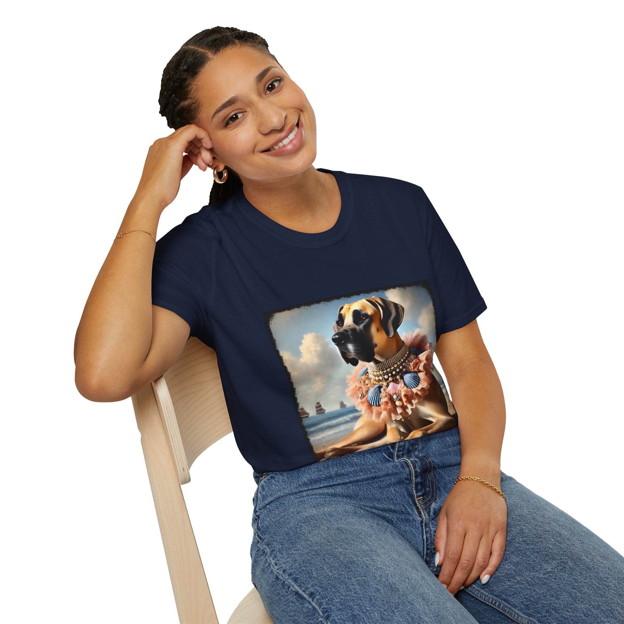 Great Dane Seaside Queen | Unisex Dog T-Shirt