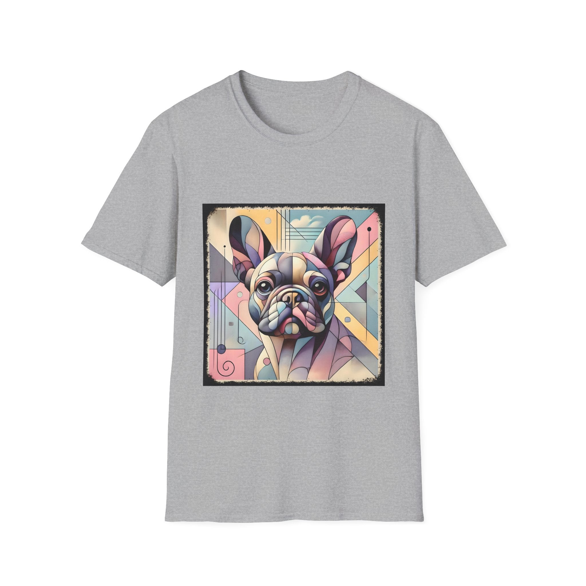 French Bulldog Shirt | Pastel Geometric Dog Lover Tee