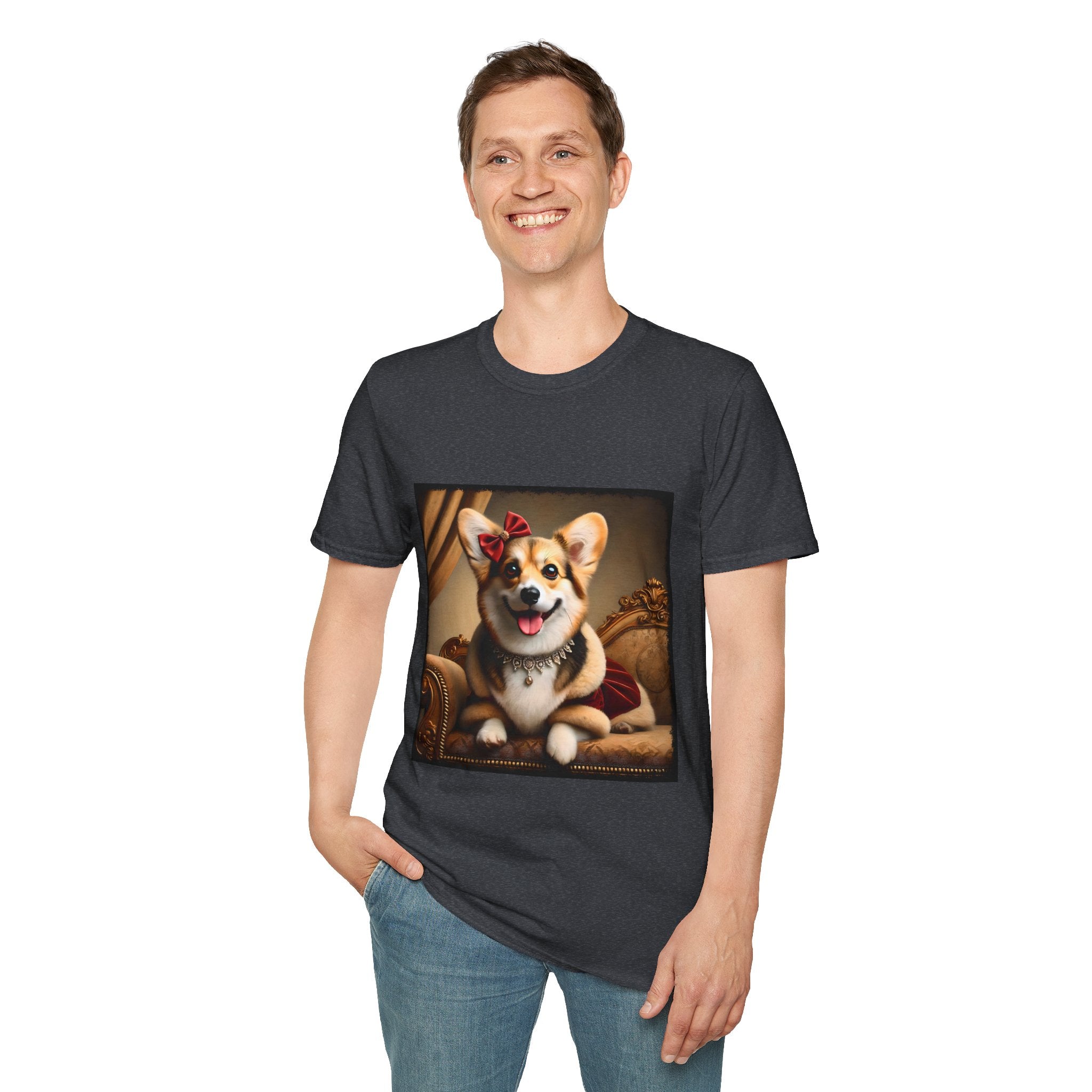 Pembroke Welsh Corgi Red Velvet Princess | Unisex Dog T-Shirt