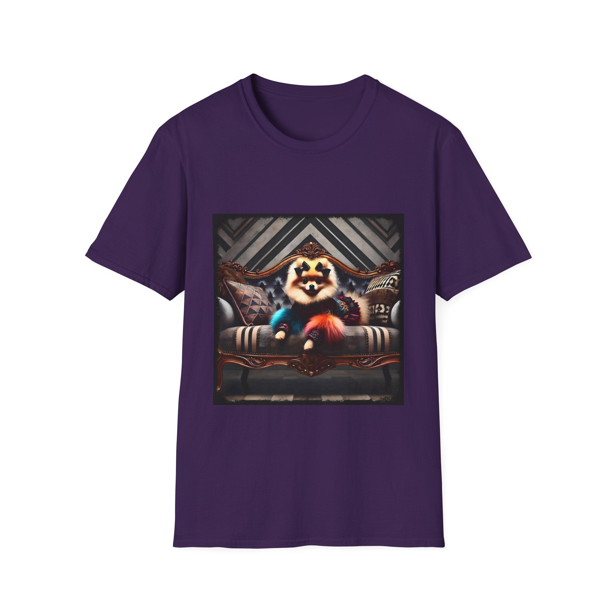 Pomeranian Fierce Fashionista | Unisex Dog T-Shirt