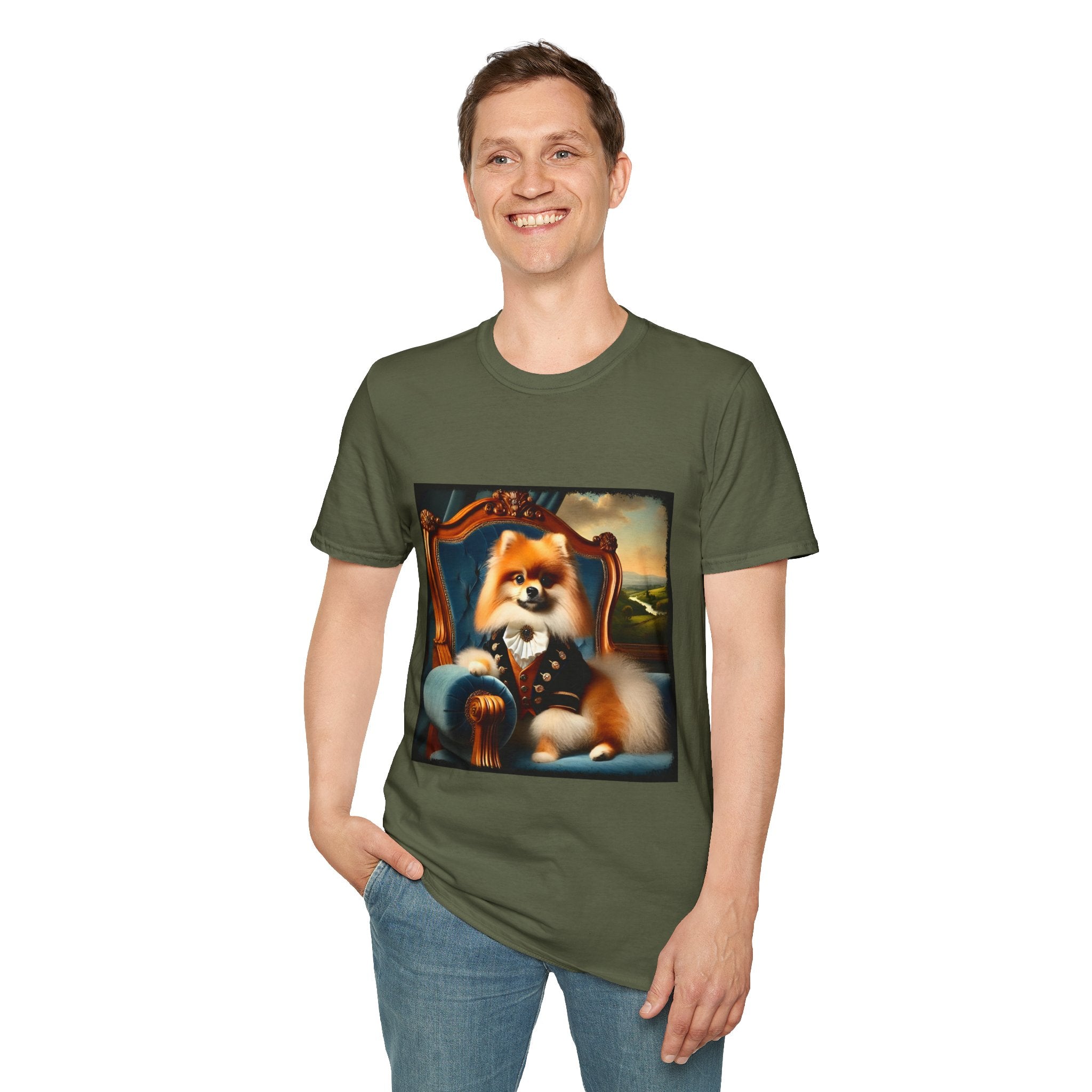 Pomeranian Polished Prince | Unisex Dog T-Shirt