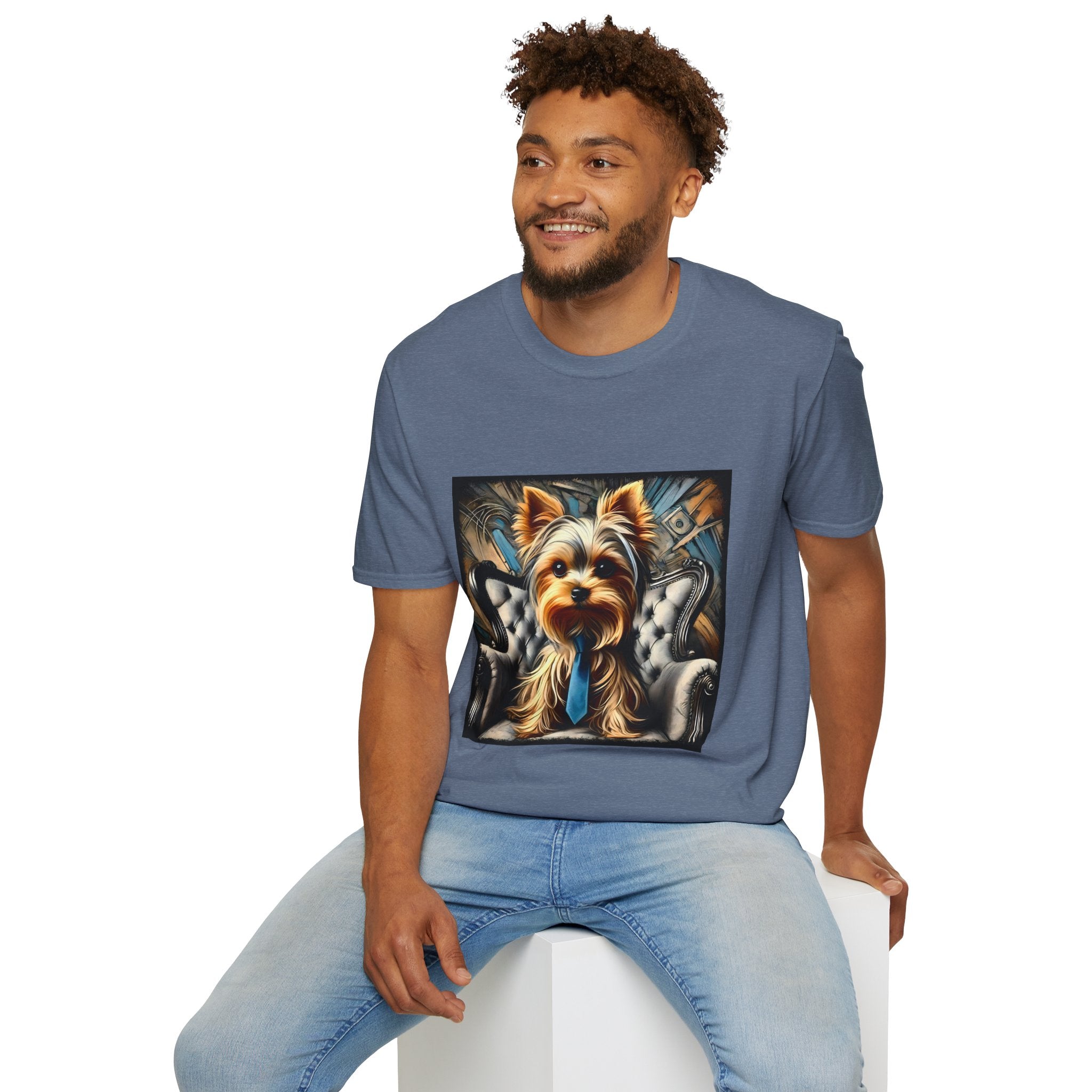 Yorkshire Terrier Handsome Dude | Unisex Dog T-Shirt
