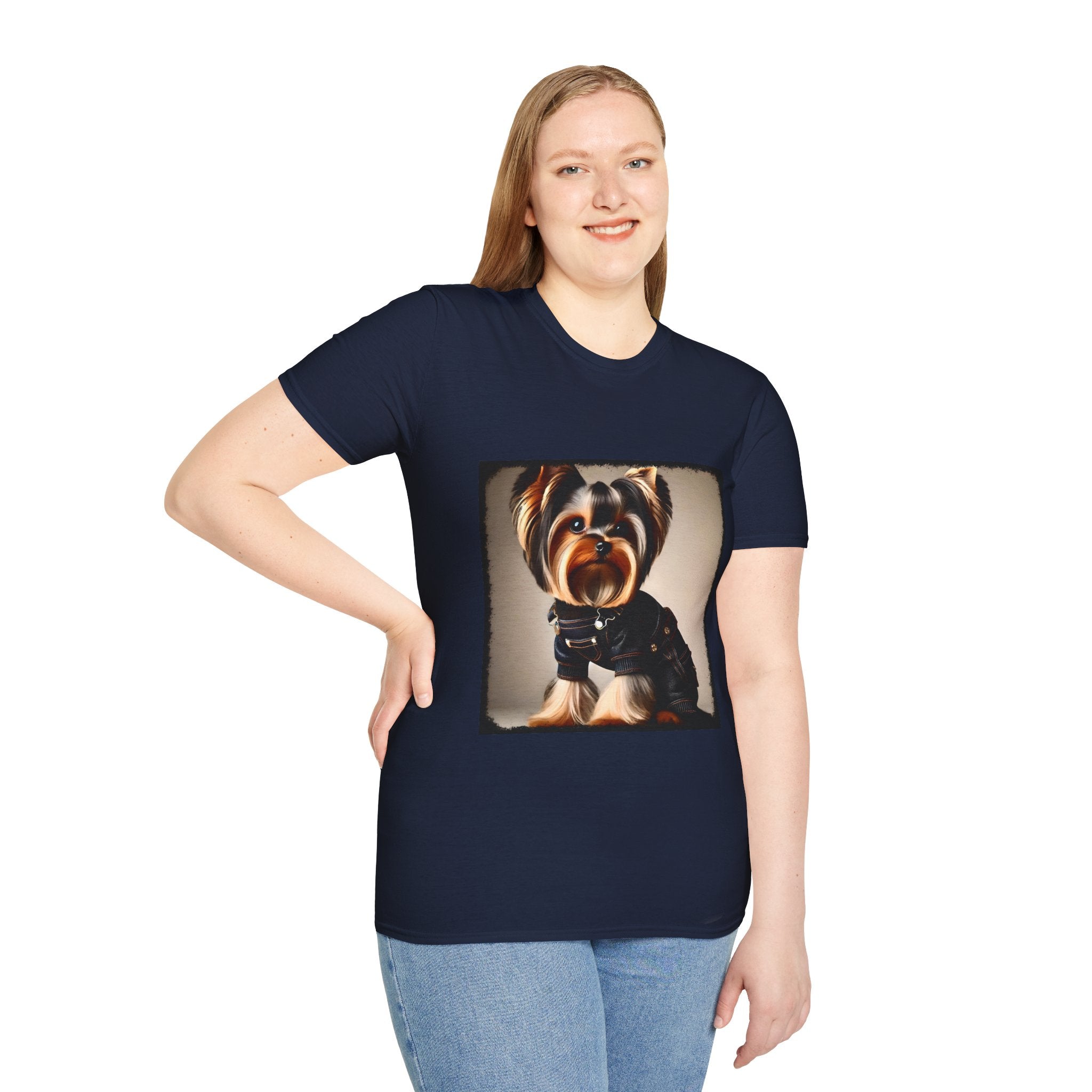 Yorkshire Terrier Denim Doll | Unisex Dog T-Shirt