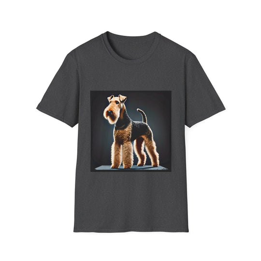 Airedale Terrier Best in Show design dog lover unisex t-shirt in dark heather