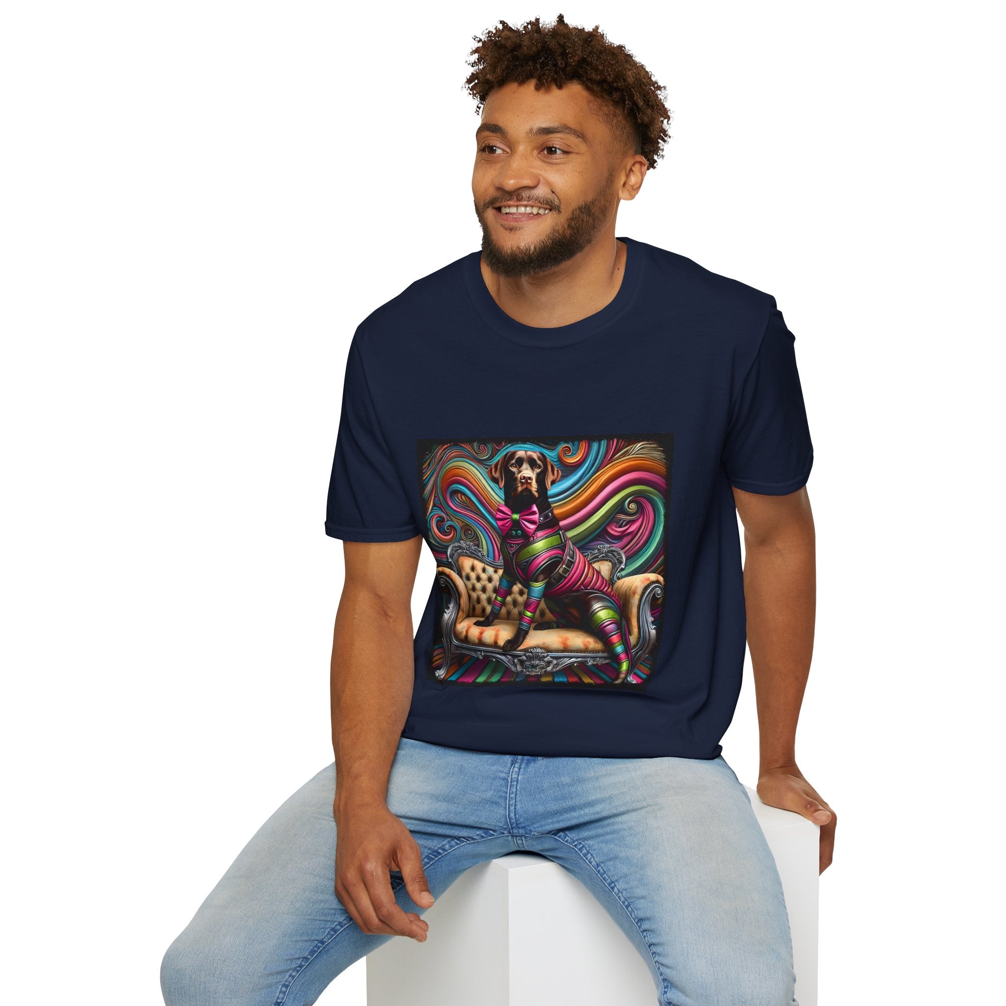 Labrador Retriever Bold Rocker | Unisex Dog T-Shirt