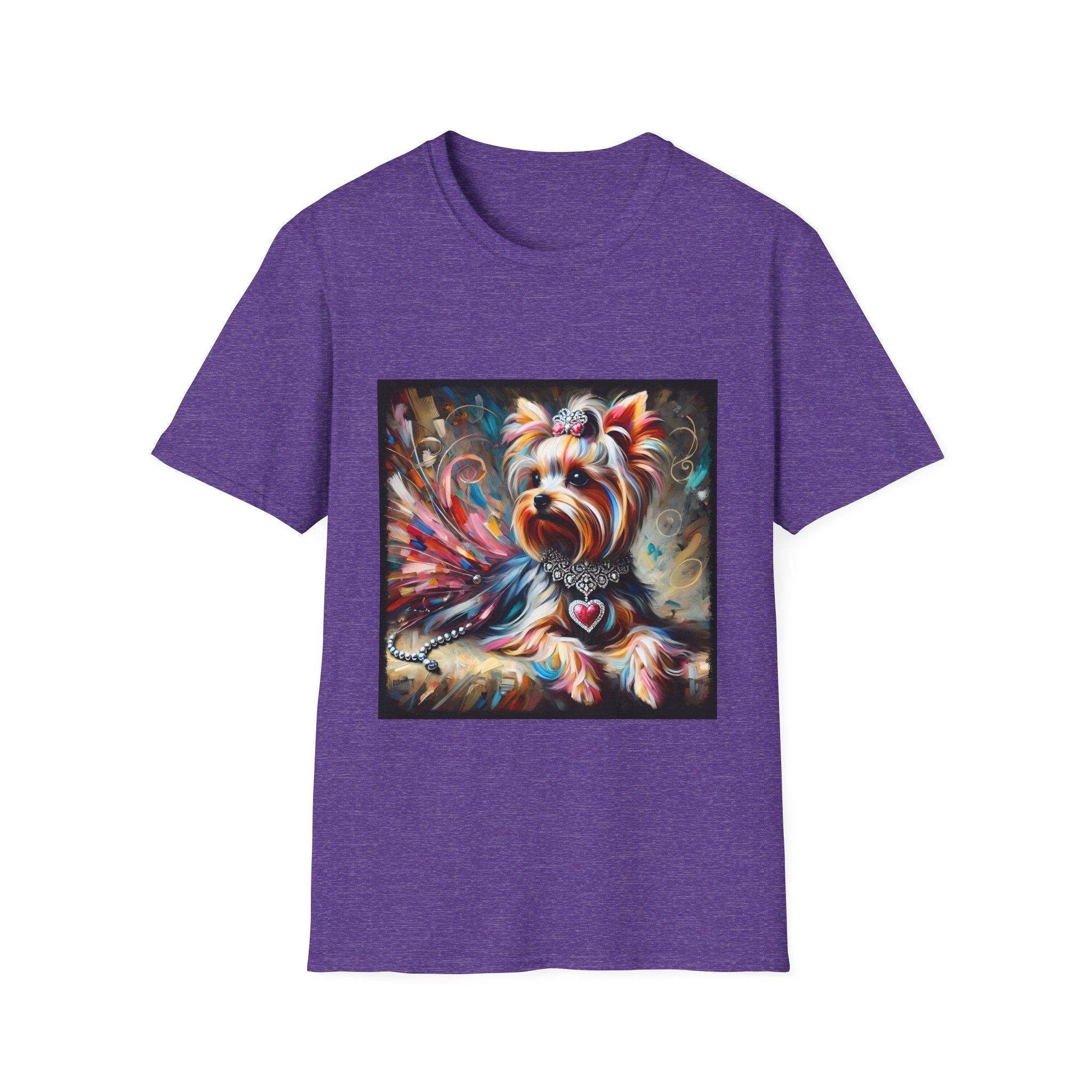 Yorkshire Terrier Diamond Heart Classic | Unisex Dog T-Shirt