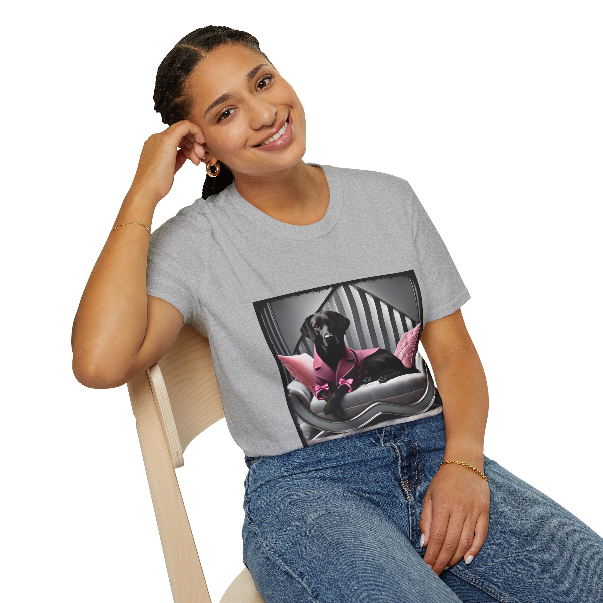 Labrador Retriever Pink Pony Girl | Unisex Dog T-Shirt