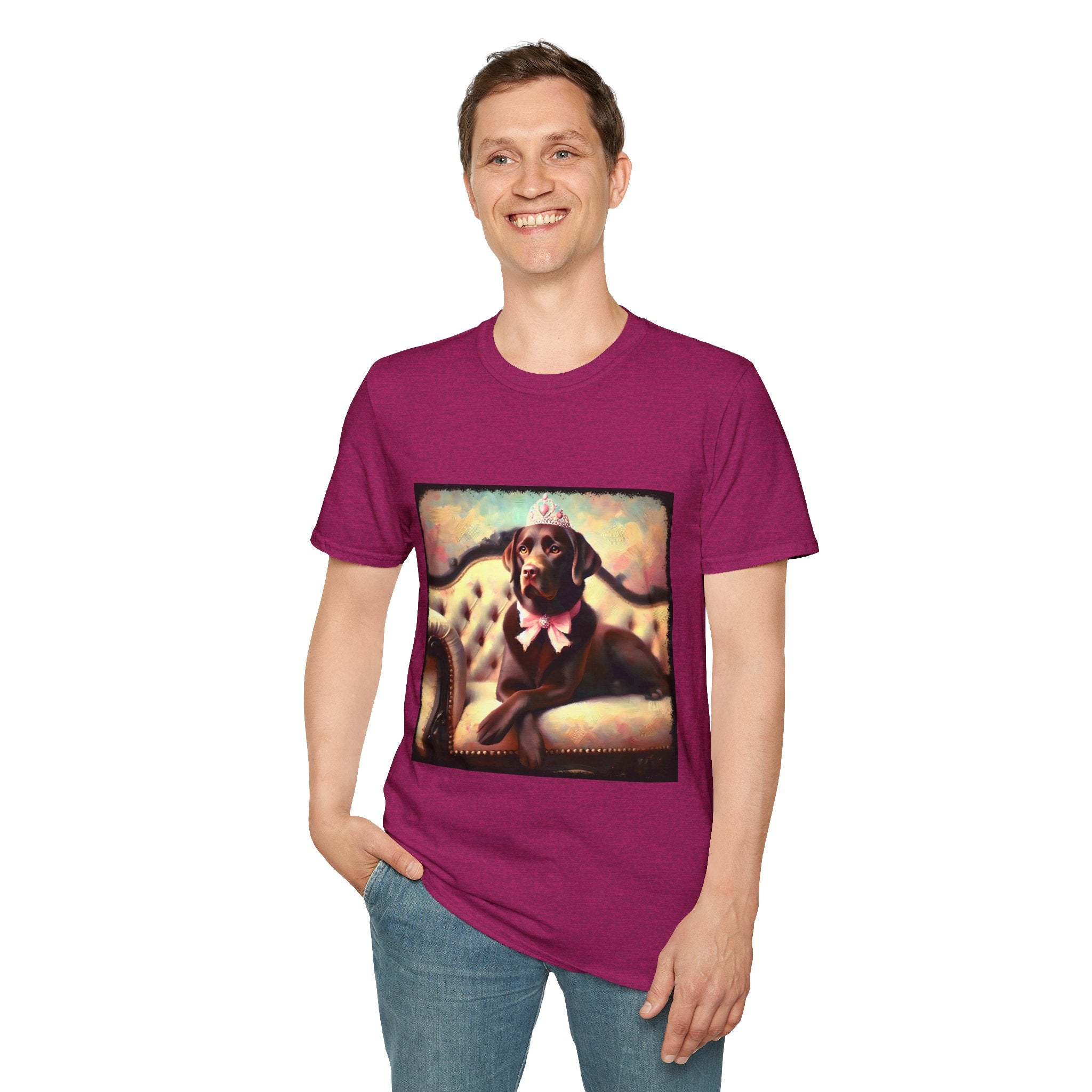 Labrador Retriever Poised Princess Classic | Unisex Dog T-Shirt