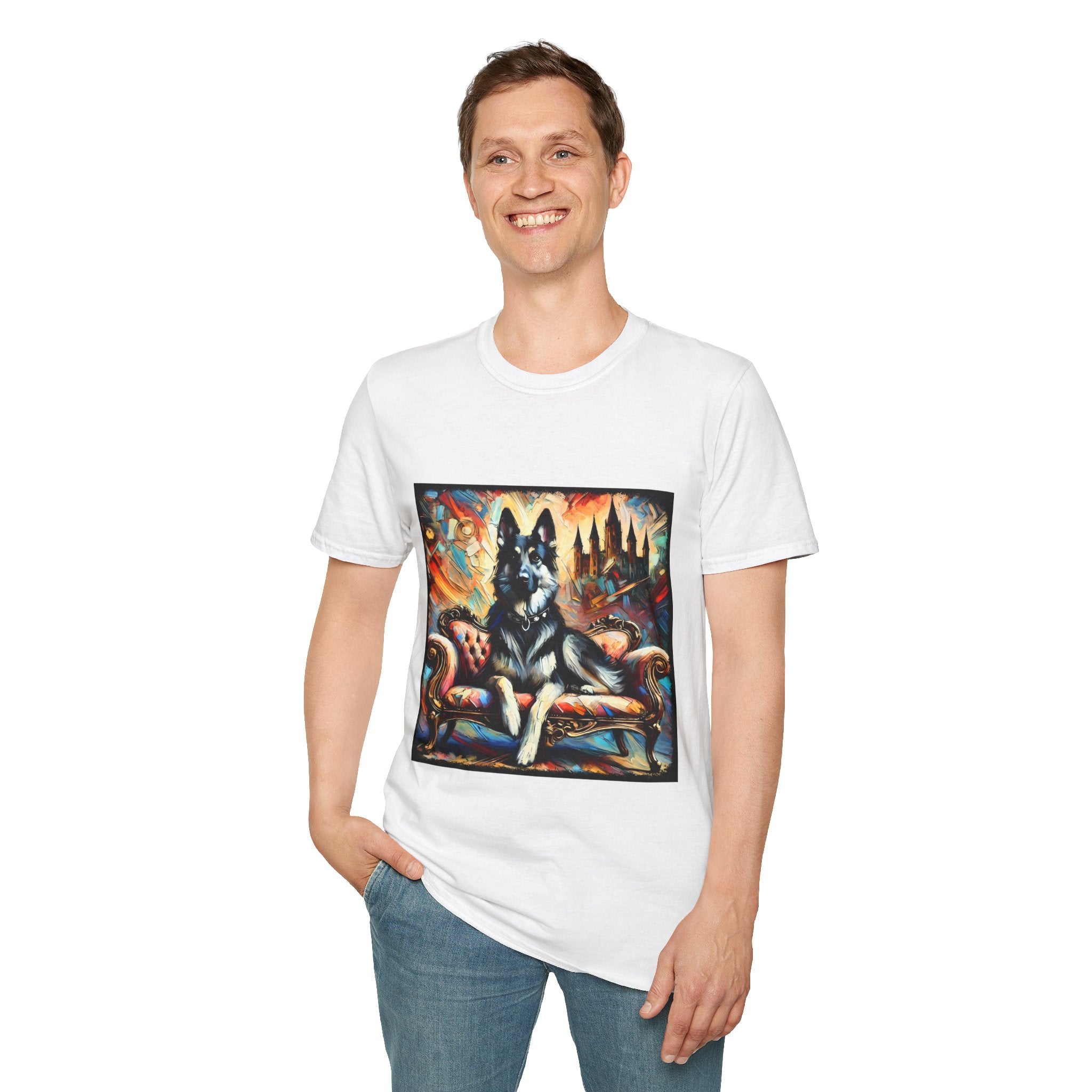German Shepherd Vibrant Classic | Unisex Dog T-Shirt