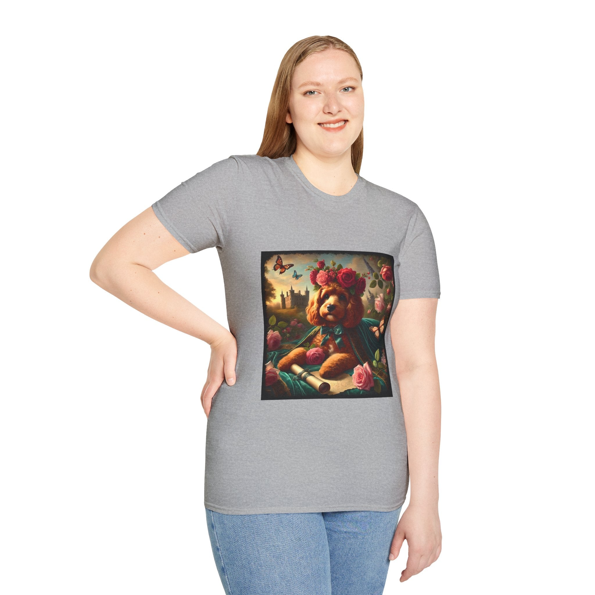 Cavapoo Botanical Beauty | Unisex Dog T-Shirt