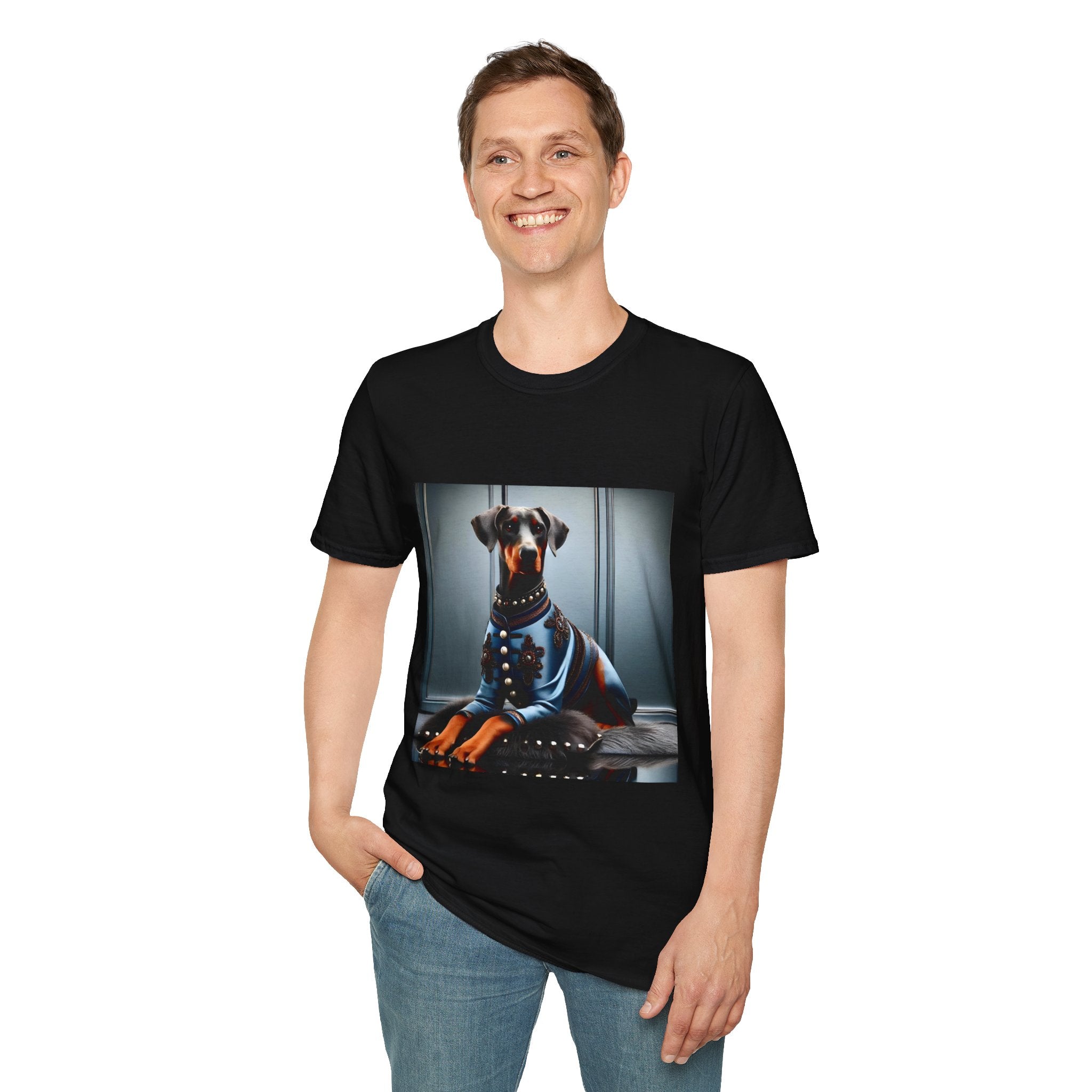 Doberman Pinscher Blue Belle | Unisex Dog T-Shirt