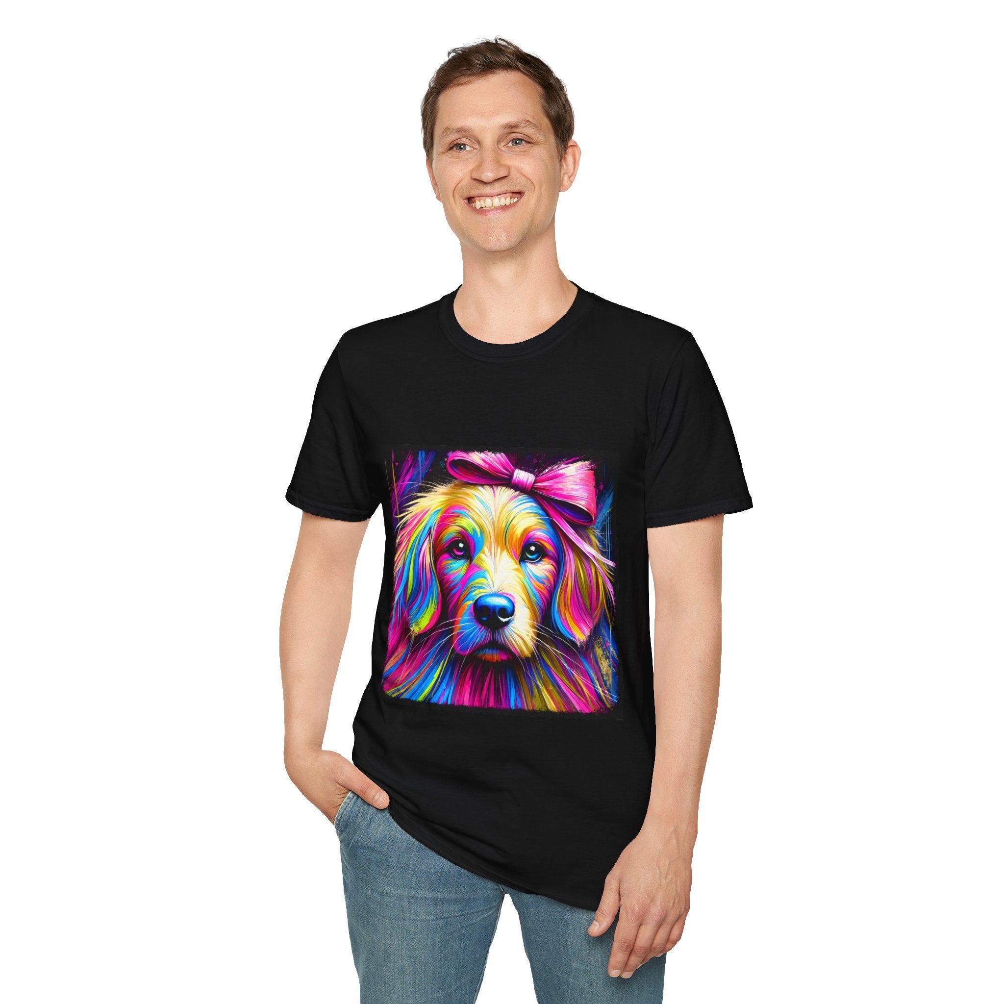Golden Retriever Shirt | Neon Dream Dog Lover Tee