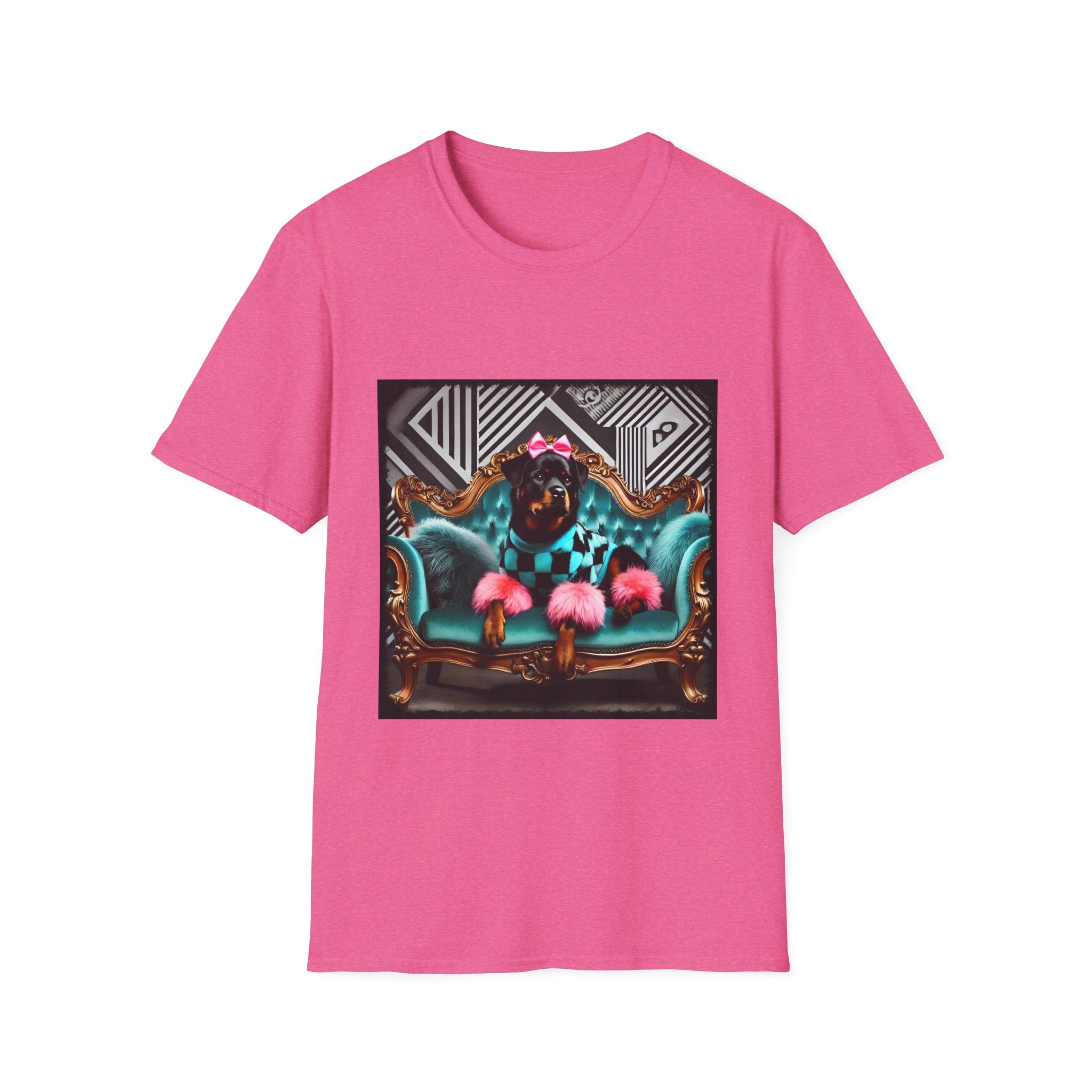 Rottweiler Fierce Fashionista | Unisex Dog T-Shirt
